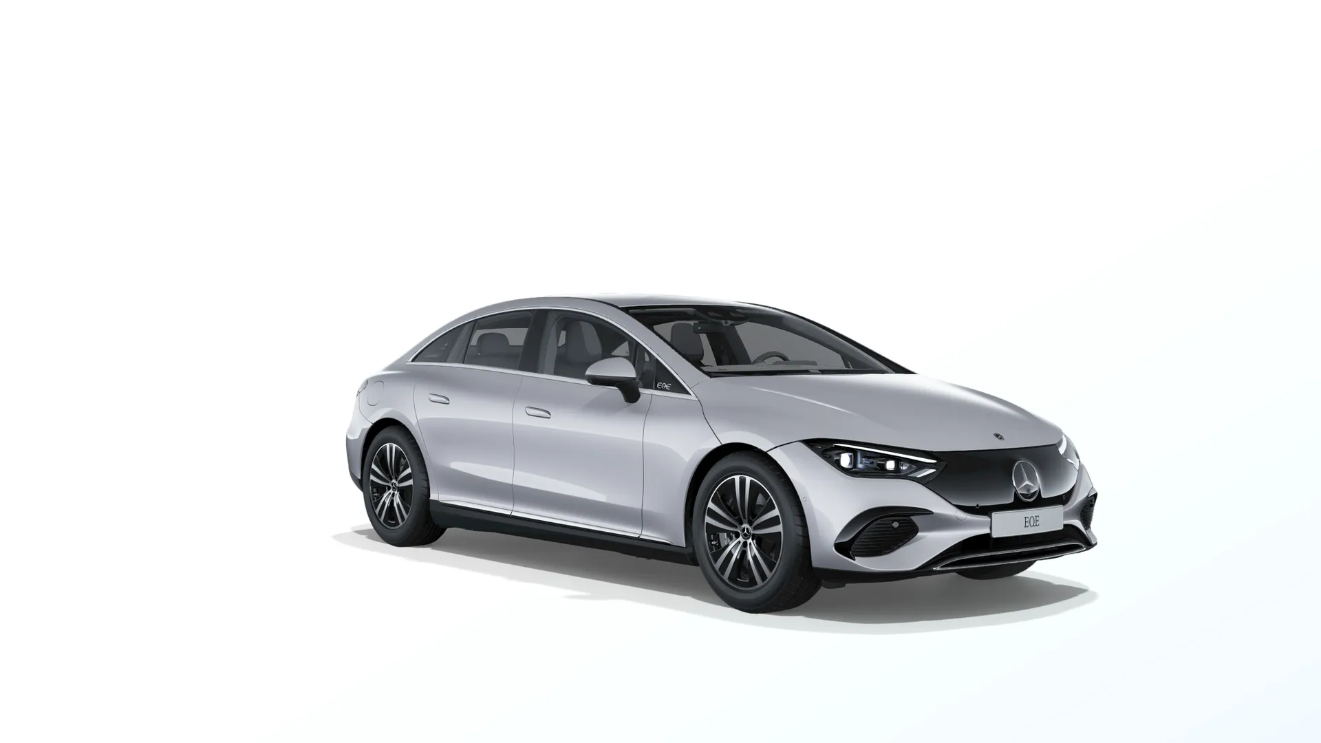 EQE sedan (V295), Linie Electric Art interiér, Metalická stříbrná high-tech, front