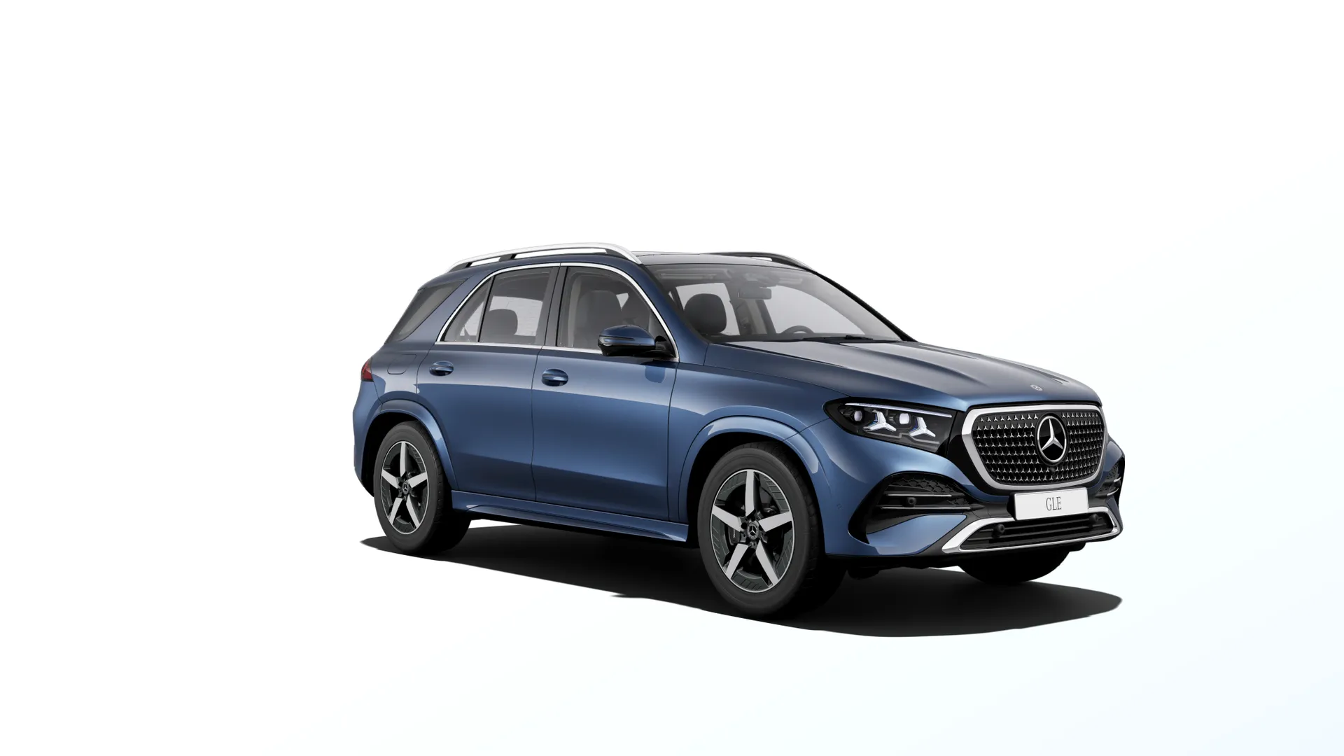 GLE (V167-fl2), Linie AMG, Metalická modrá sodalite, front