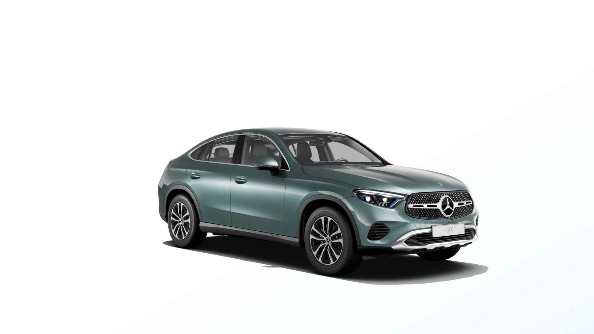 GLC kupé (C254), Základní, Metalická stříbrná verde, front