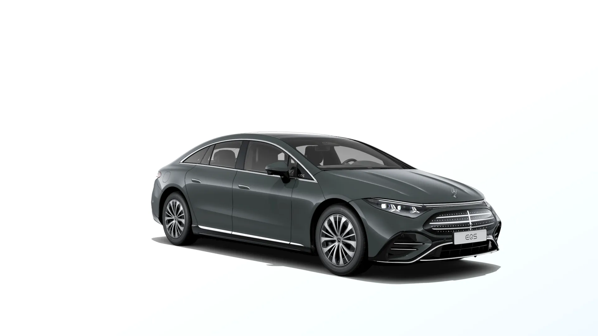 EQS sedan (V297-fl), Linie Electric Art exteriér, Nemetalická šedá silicone MANUFAKTUR, front