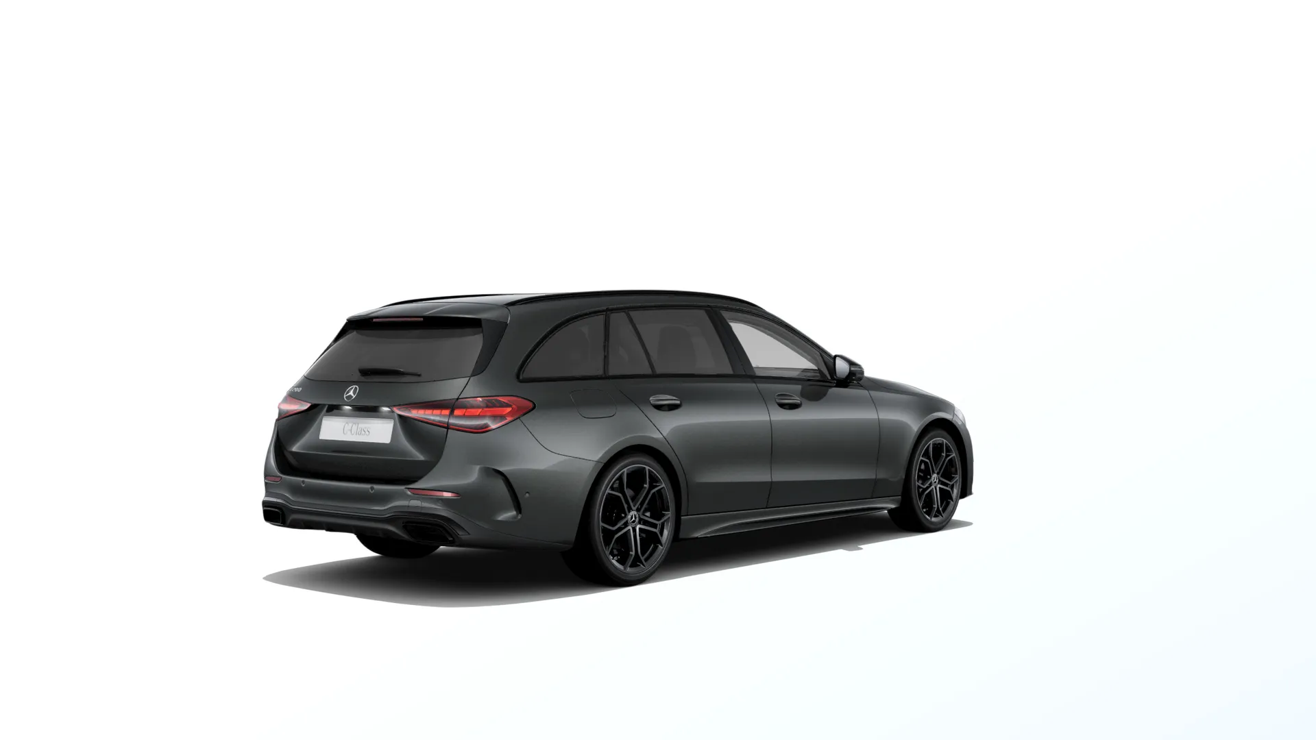 Třída C kombi (S206-fl), Linie AMG Plus, Metalická šedá graphite, rear