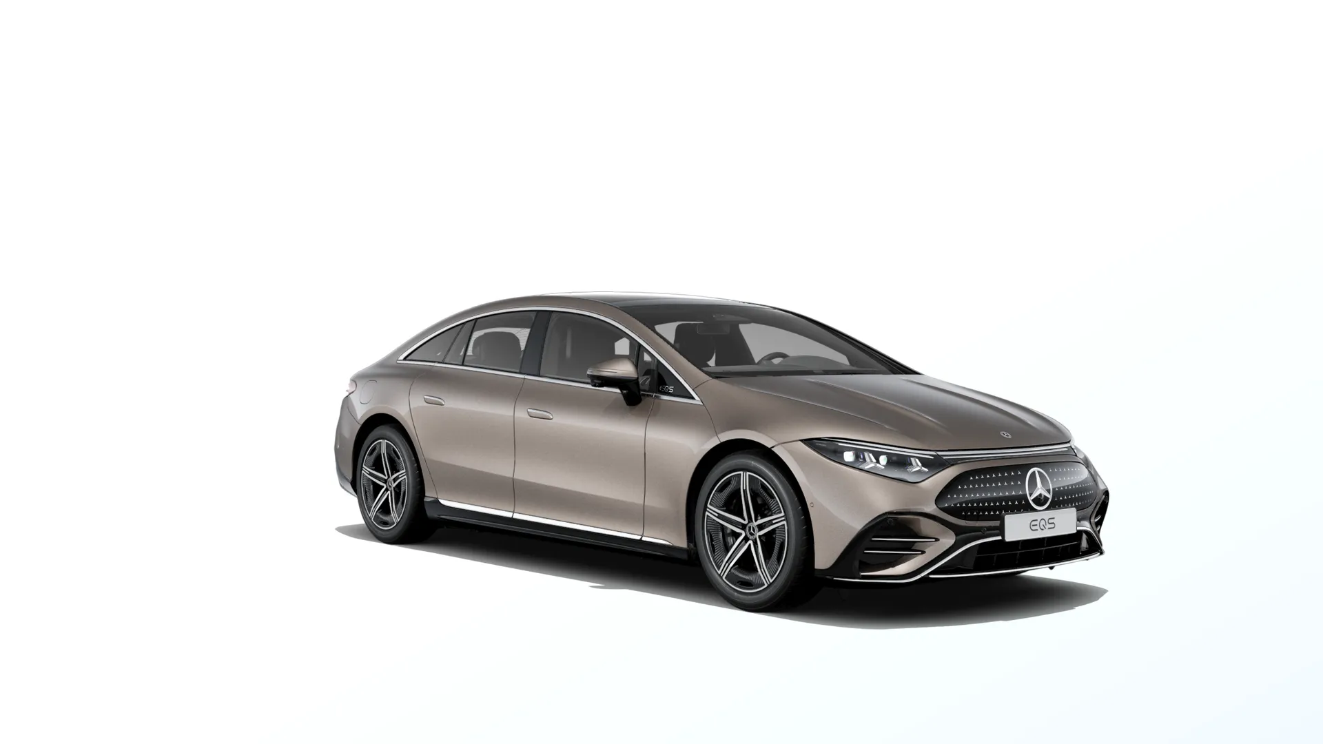 EQS sedan (V297-fl), Linie AMG exteriér, Metalická hnědá velvet, front