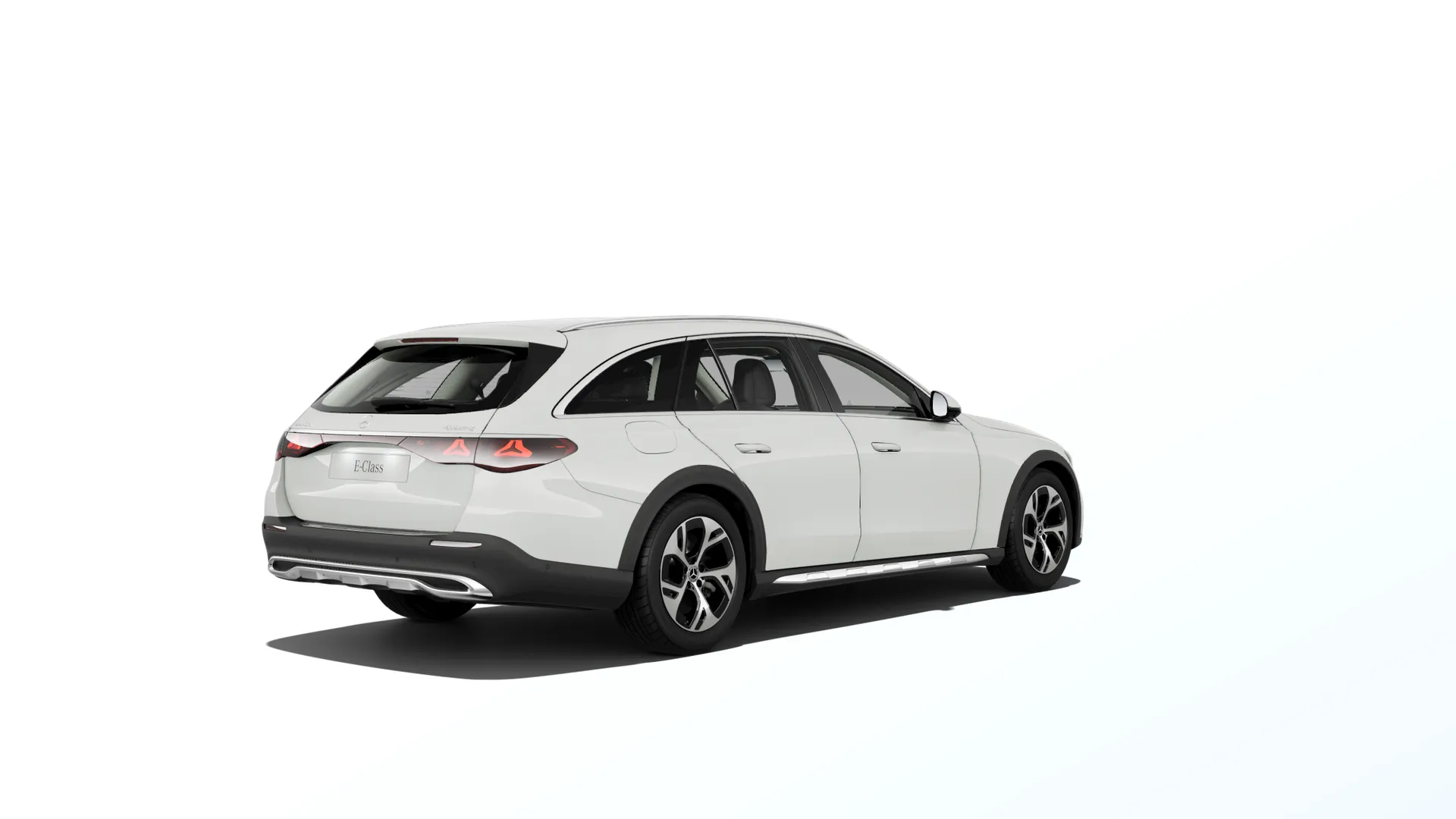 Třída E All-Terrain (S214), Základní, Nemetalická bílá polar, rear