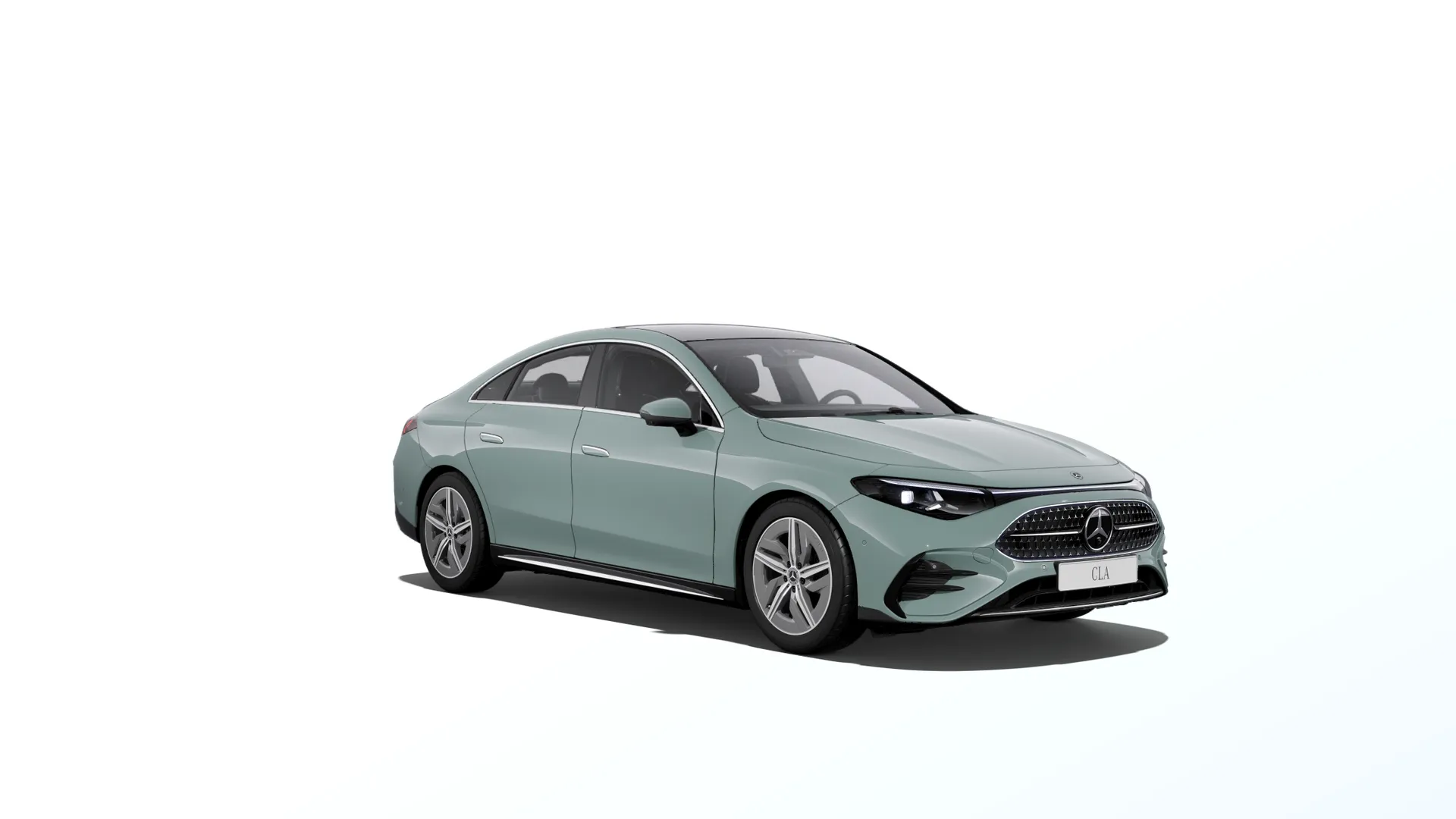 CLA (C178), Linie AMG, Nemetalická zelená aqua-mint, front