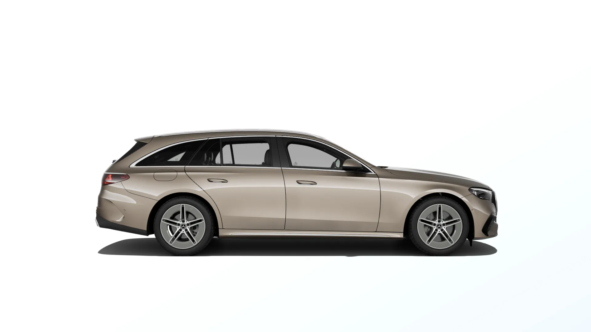 Třída E kombi (S214), Linie AMG exteriér, Metalická hnědá velvet, side