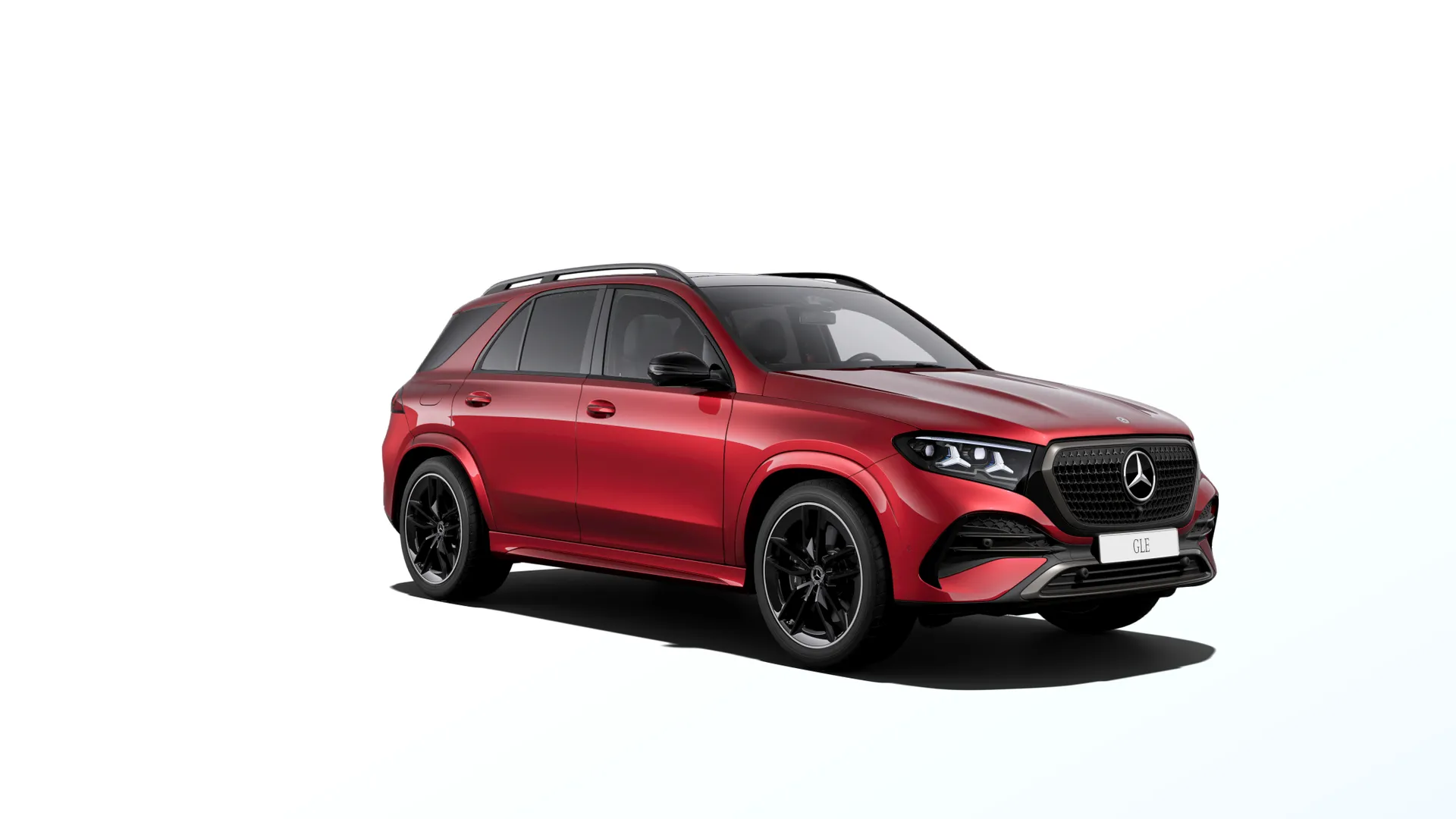 GLE (V167-fl2), Linie AMG Plus, Červená patagonia bright MANUFAKTUR, front