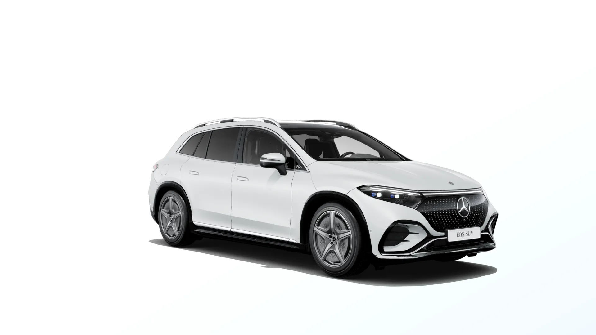 EQS SUV (X296), Linie AMG exteriér, Bílá opalite bright MANUFAKTUR, front