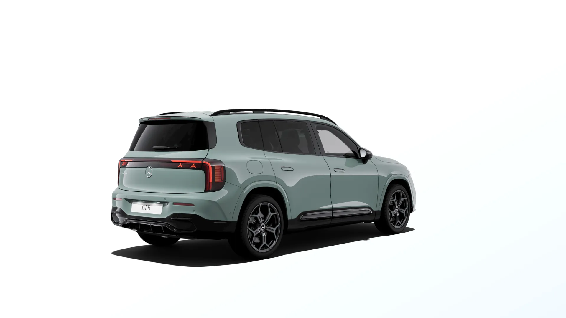 GLB (X244), Linie AMG Plus, Nemetalická zelená aqua-mint, rear