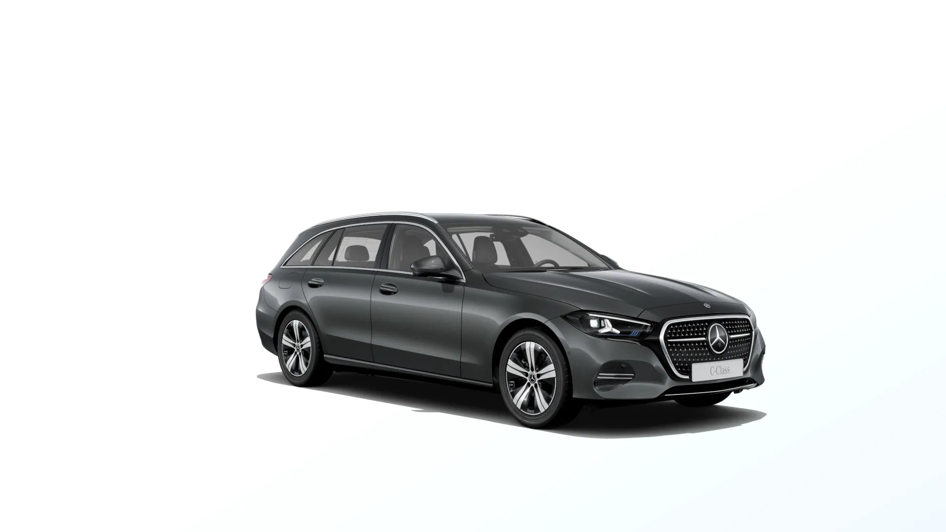 Třída C kombi (S206-fl), Linie AVANTGARDE, Metalická šedá graphite, front