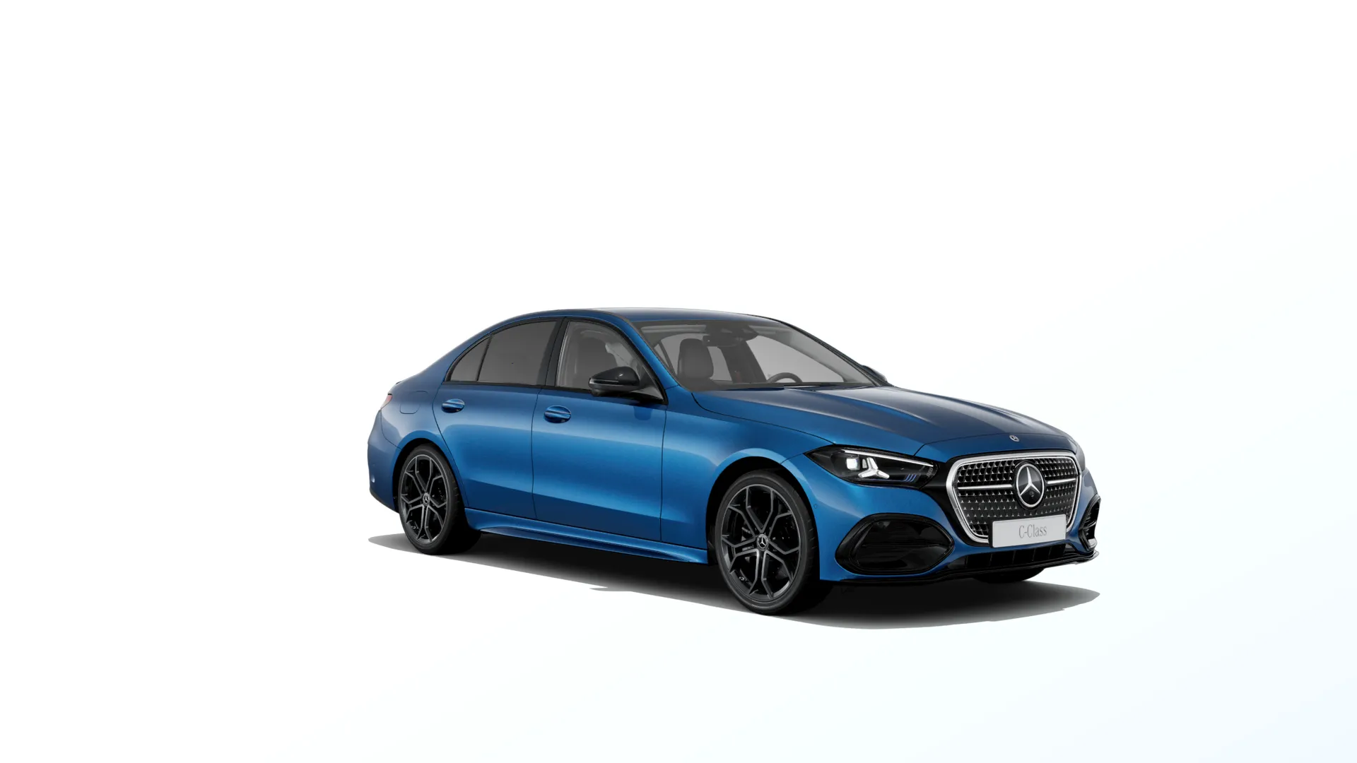 Třída C sedan (W206-fl), Linie AMG Plus, Metalická modrá spectral, front