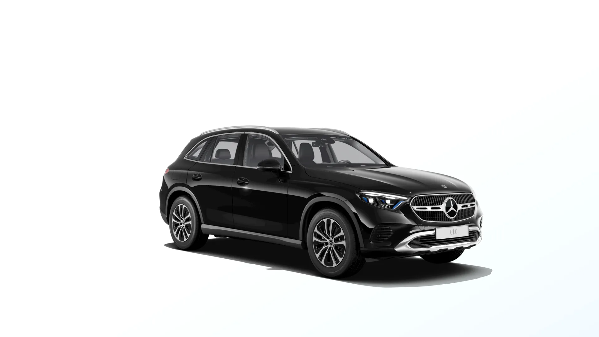 GLC (X254), Linie AVANTGARDE exteriér, Nemetalická černá, front