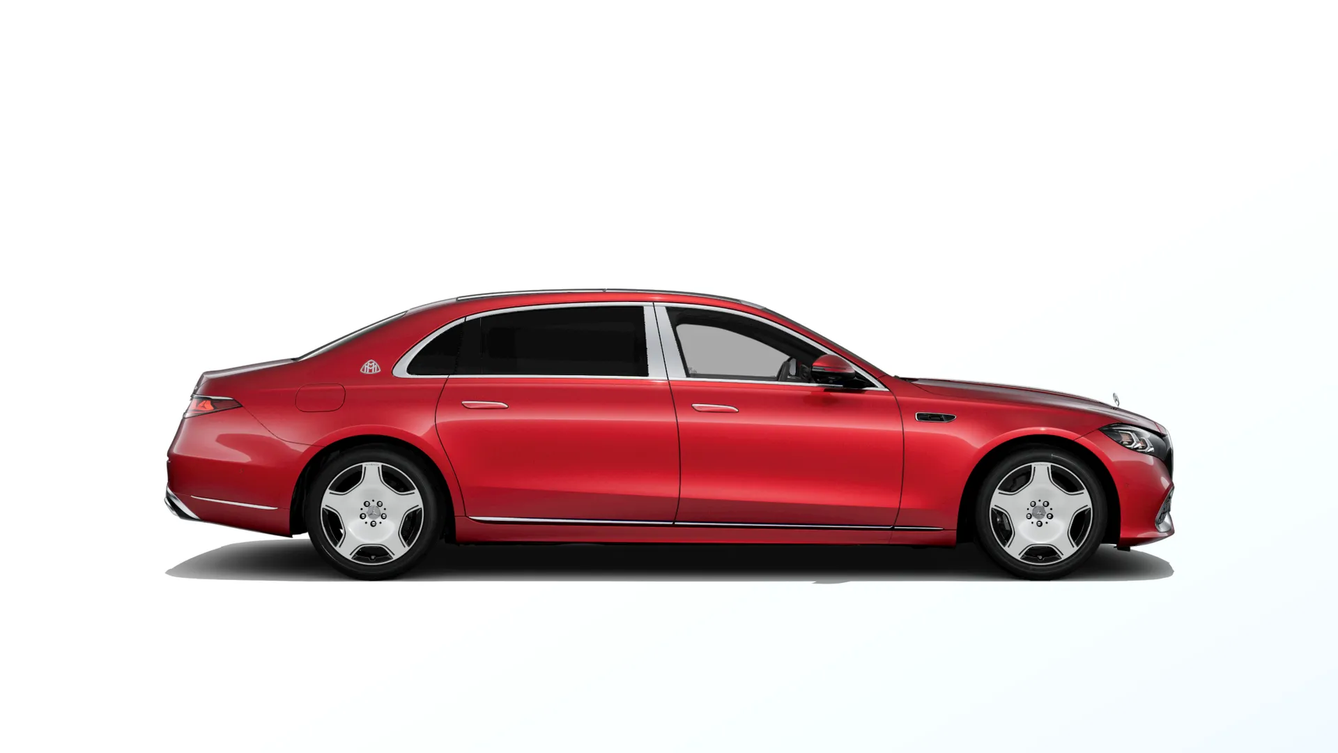 Mercedes-Maybach Třída S (Z223-fl), Sada Exclusive, Metalická červená hyacinth MANUFAKTUR exclusive, side