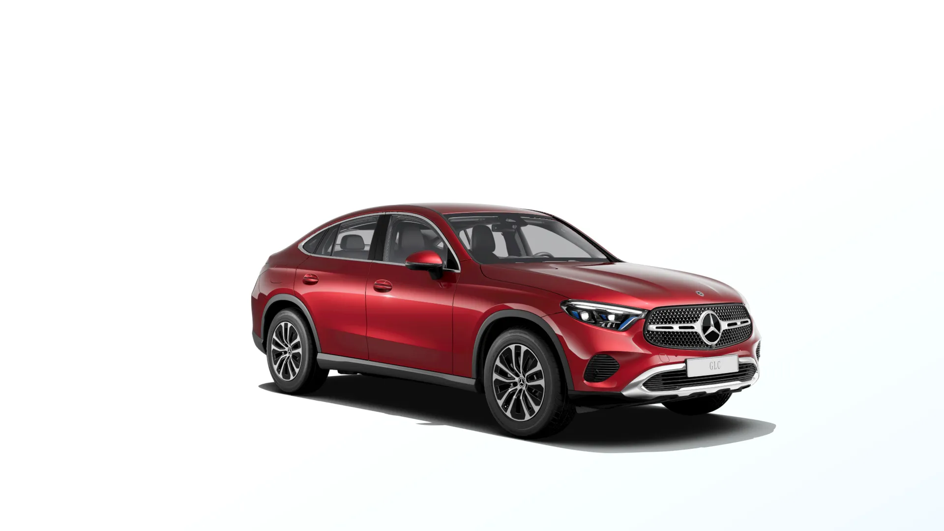 GLC kupé (C254), Sada interiéru ze syntetické kůže, Červená patagonia bright MANUFAKTUR, front