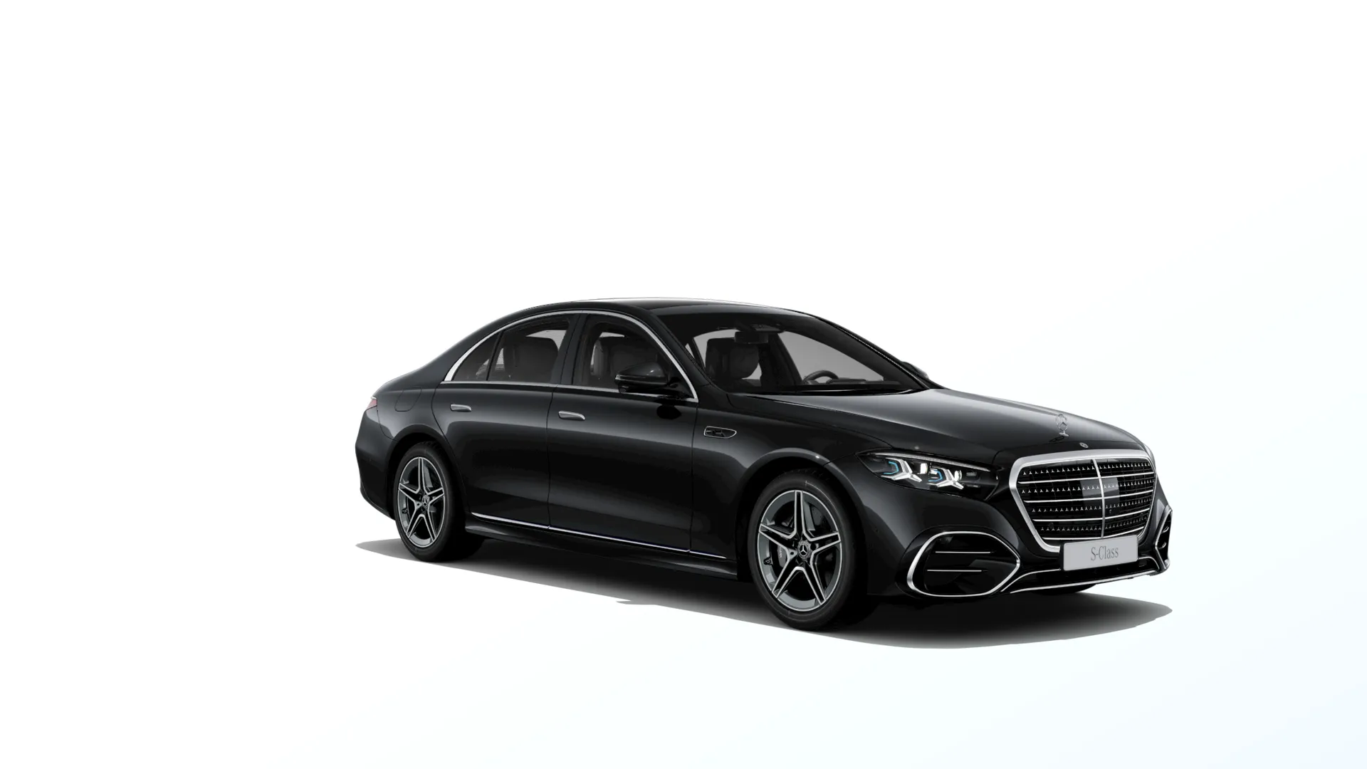 Třída S (W223-fl), Linie AMG, Metalická černá obsidian, front