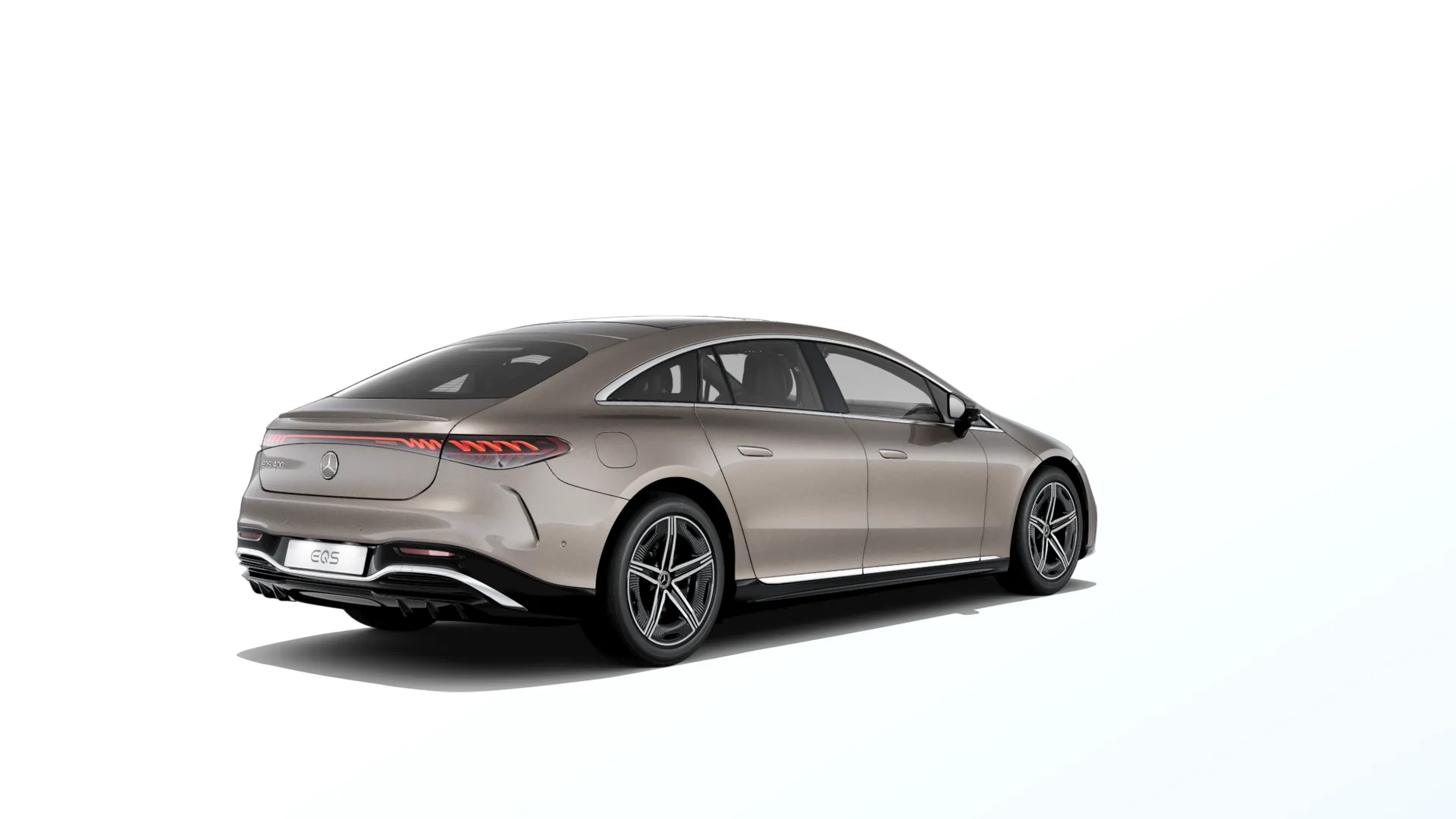 EQS sedan (V297-fl), Linie AMG exteriér, Metalická hnědá velvet, rear