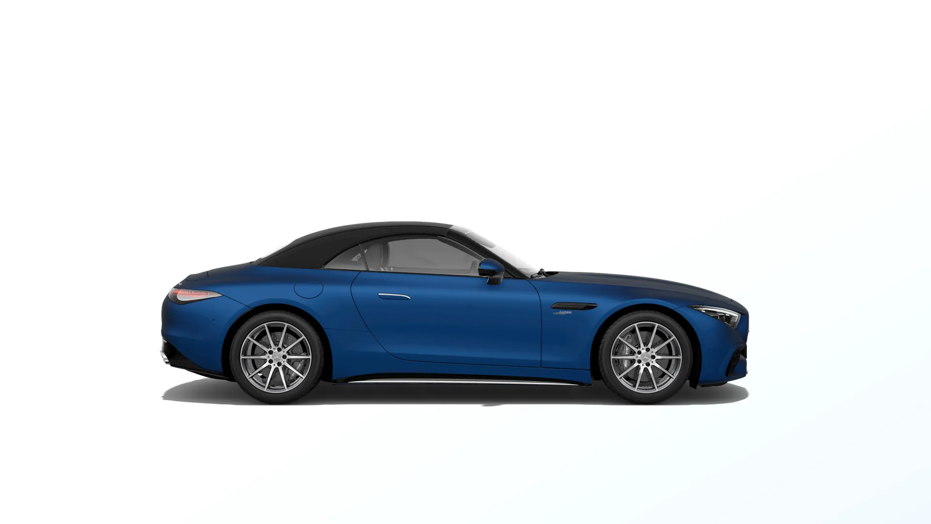 Mercedes-AMG SL Roadster (R232), Sada AMG Aerodynamics, Magno modrá spectral MANUFAKTUR, side
