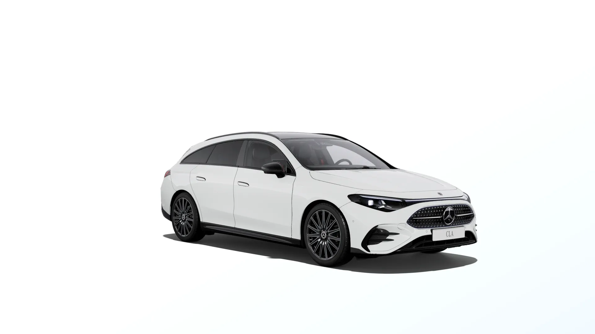 CLA Shooting Brake (X178), Linie AMG Plus, Nemetalická bílá polar, front