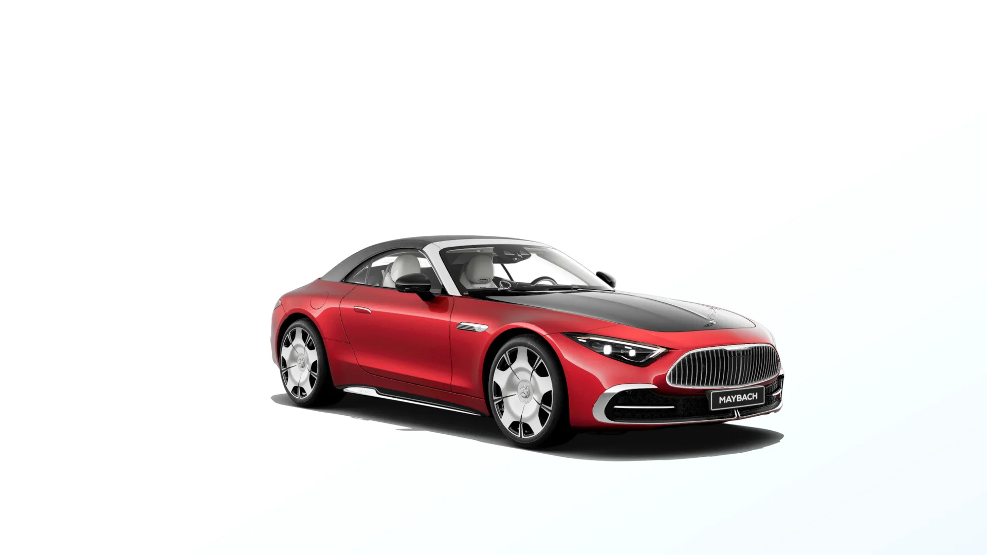 Mercedes-Maybach SL Monogram Series (Z232), Základní provedení, Metalická červená garnet MANUFAKTUR, front