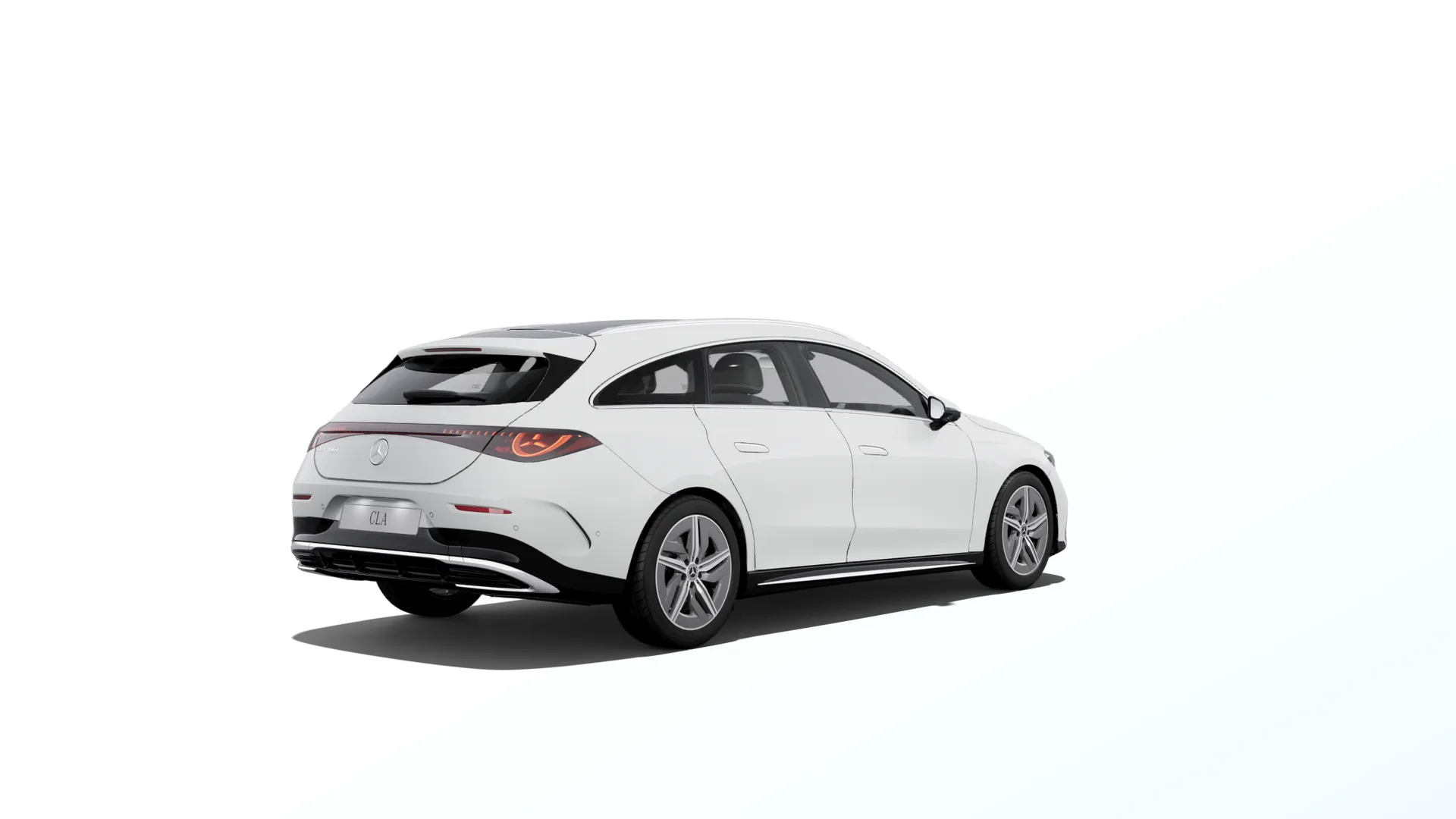 CLA Shooting Brake (X178), Linie AMG, Nemetalická bílá polar, rear