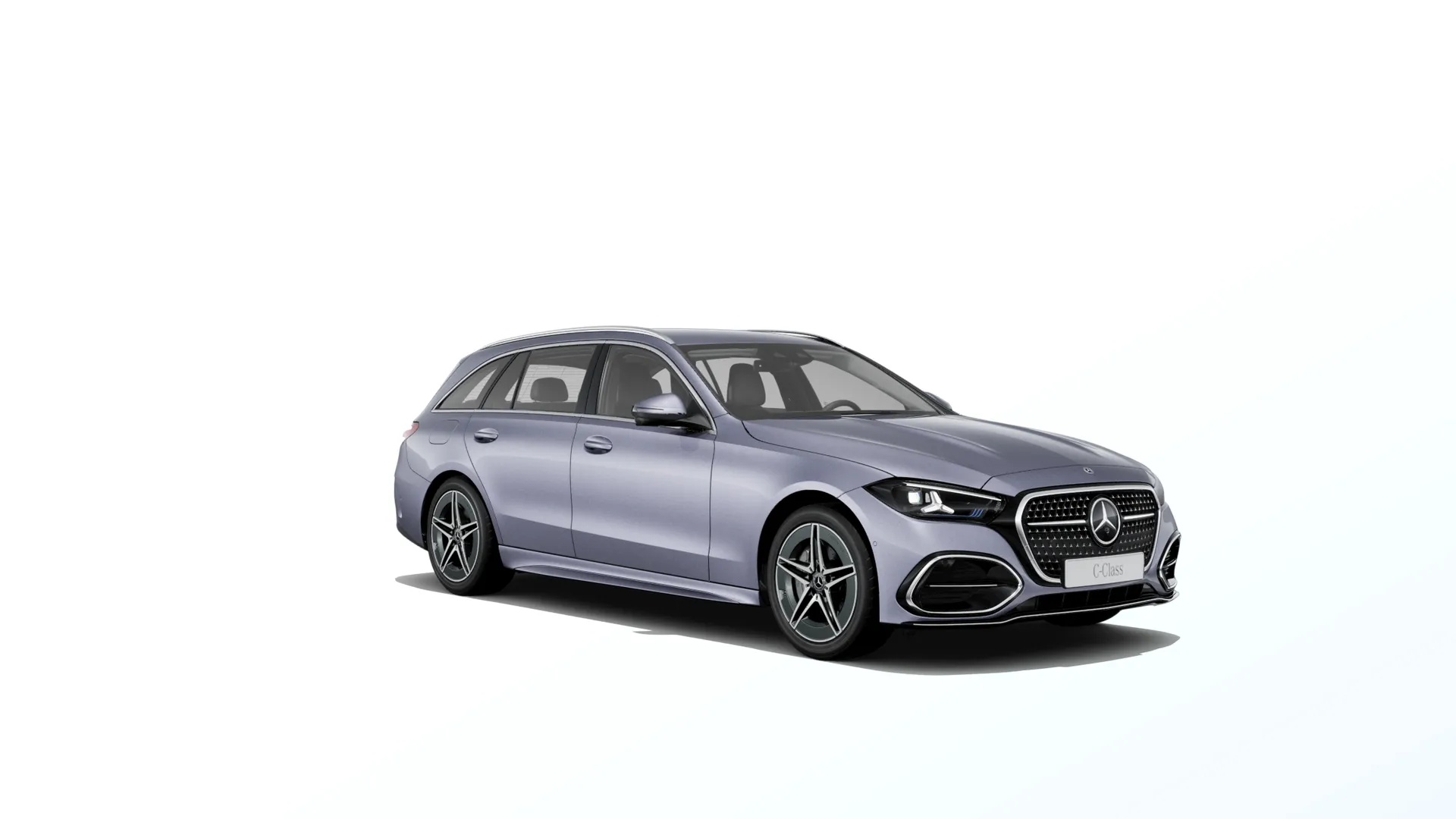 Třída C kombi (S206-fl), Linie AMG, Metalická stříbrná Lavender, front