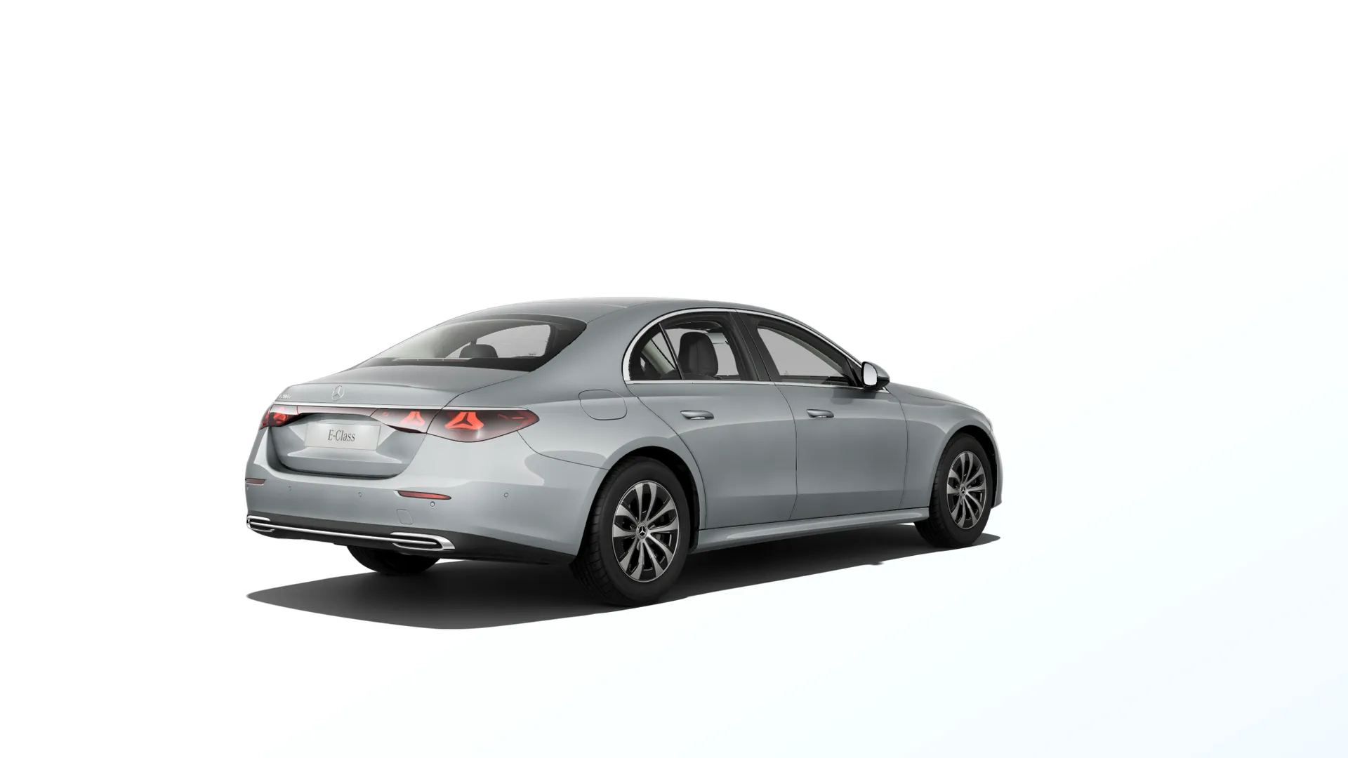 Třída E sedan (W214), Linie AVANTGARDE exteriér, Metalická stříbrná high-tech, rear