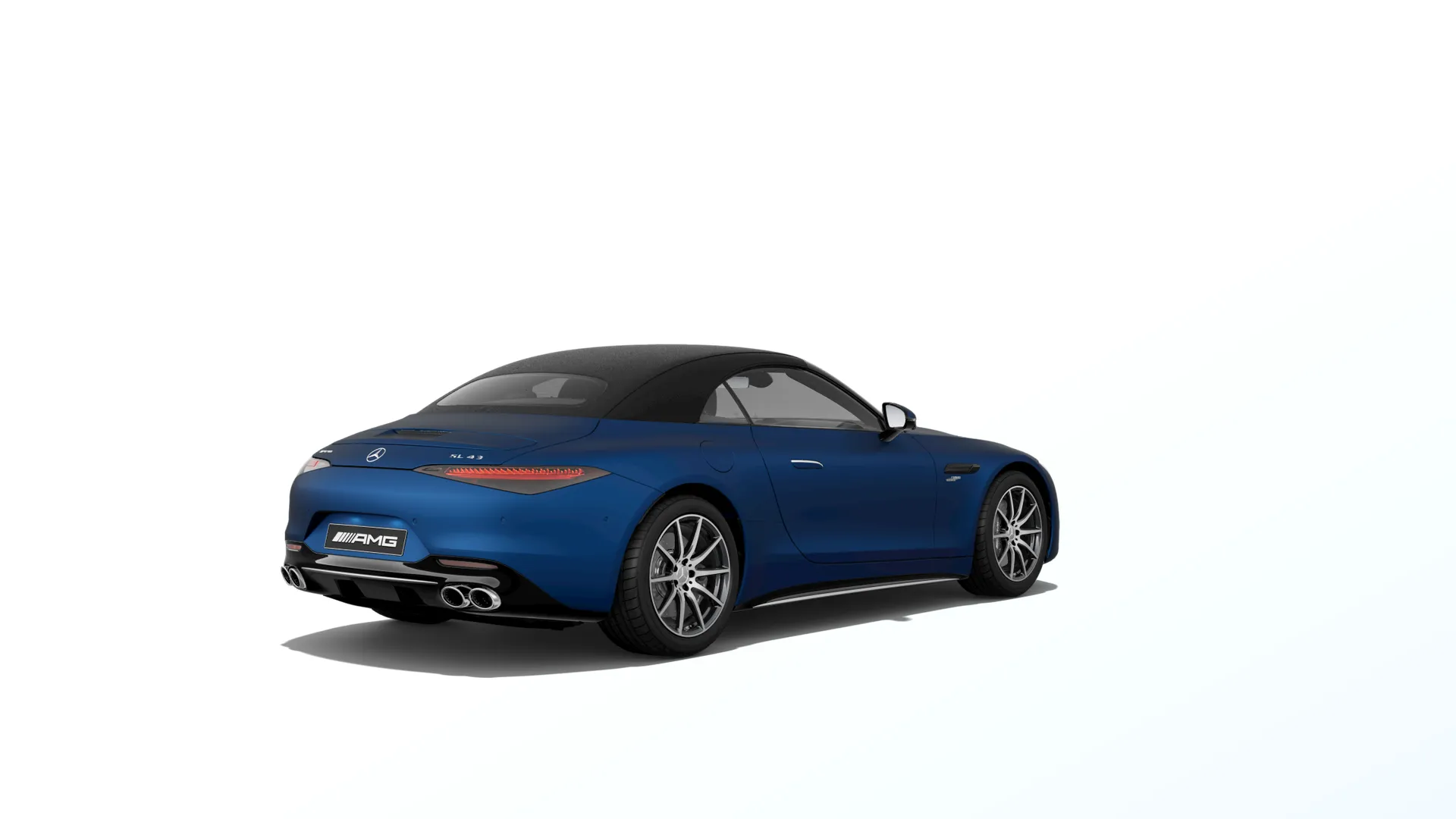 Mercedes-AMG SL Roadster (R232), Sada AMG Aerodynamics, Magno modrá spectral MANUFAKTUR, rear