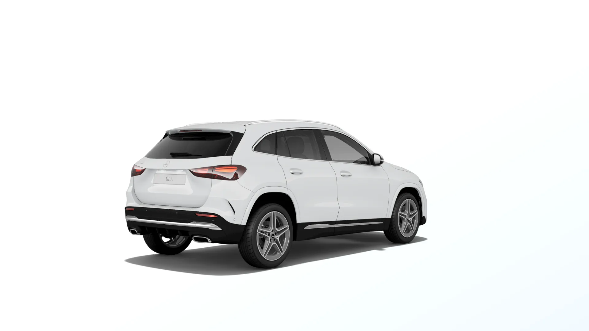 GLA (H247-fl), Linie AMG, Nemetalická bílá polar, rear