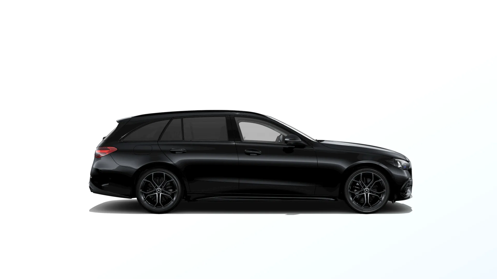 Třída C kombi (S206-fl), Linie AMG Plus, Nemetalická černá, side