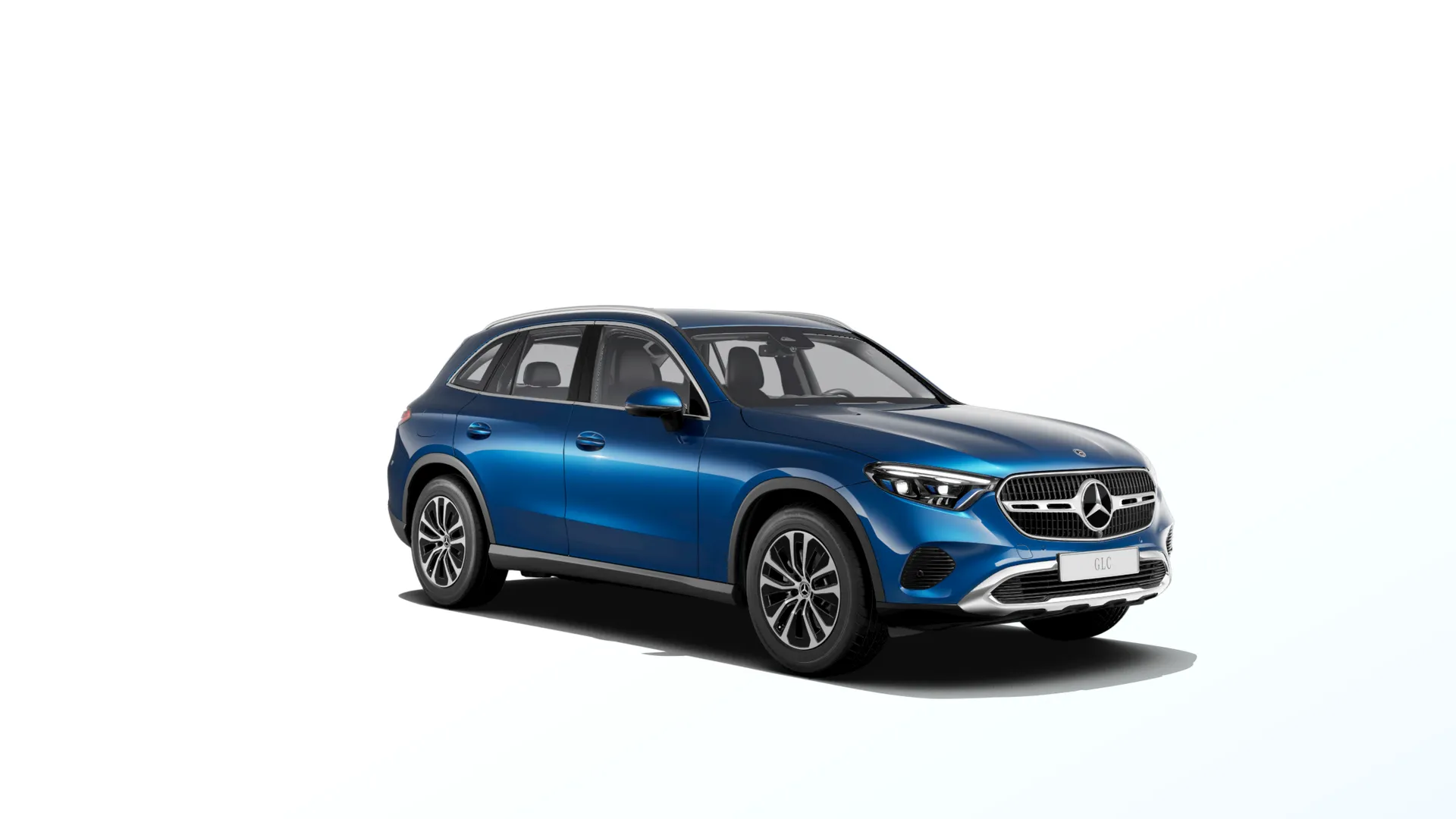 GLC (X254), Linie AVANTGARDE exteriér, Metalická modrá spectral, front