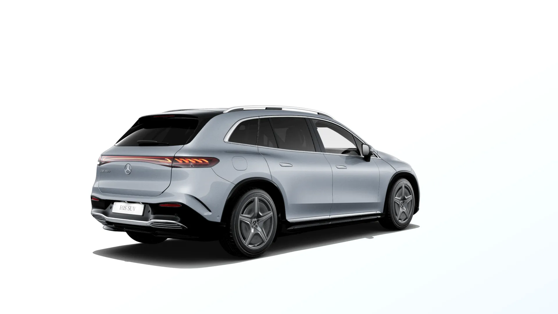 EQS SUV (X296), Linie AMG exteriér, Metalická stříbrná high-tech, rear