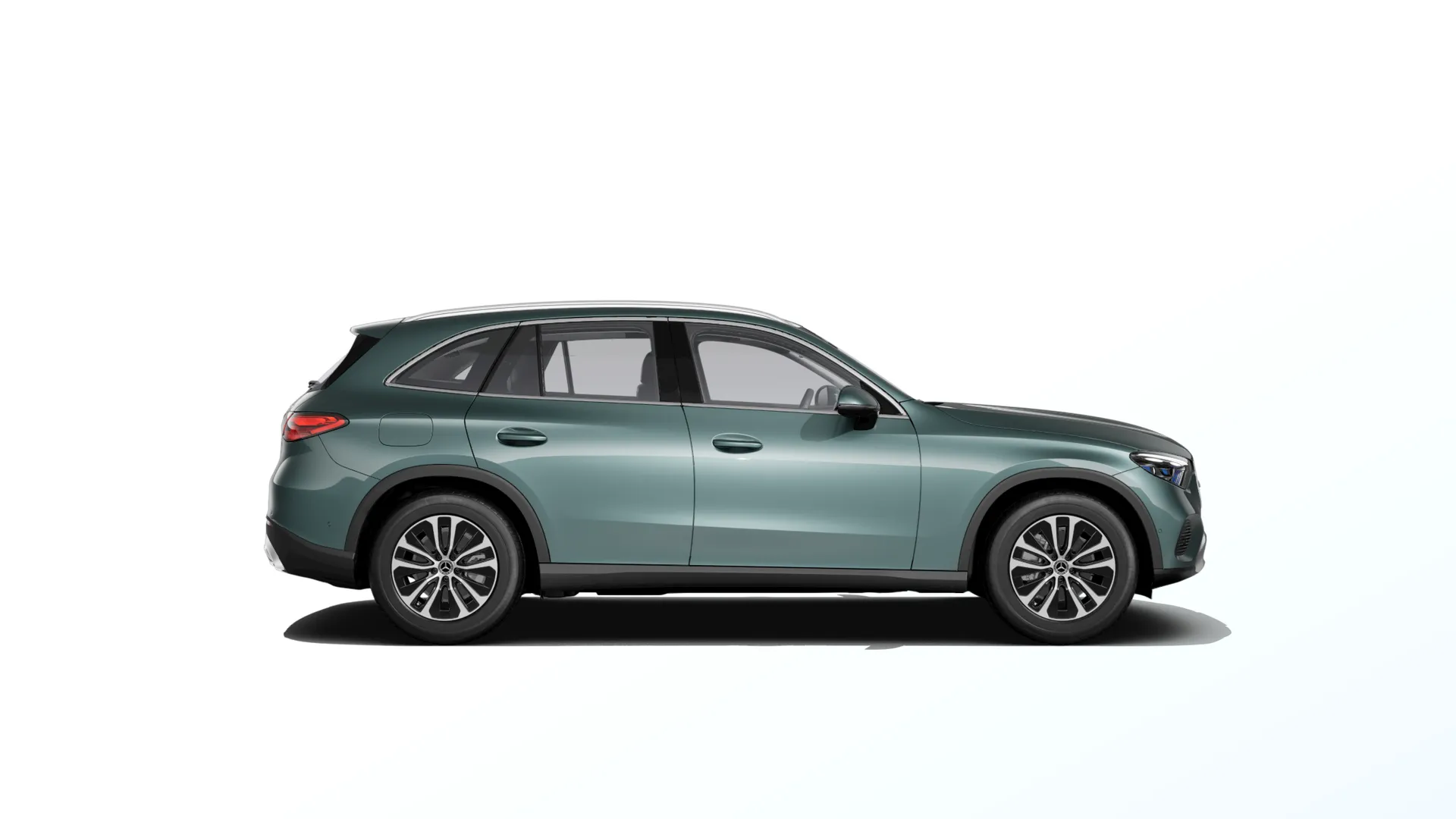 GLC (X254), Linie AVANTGARDE exteriér, Metalická stříbrná verde, side
