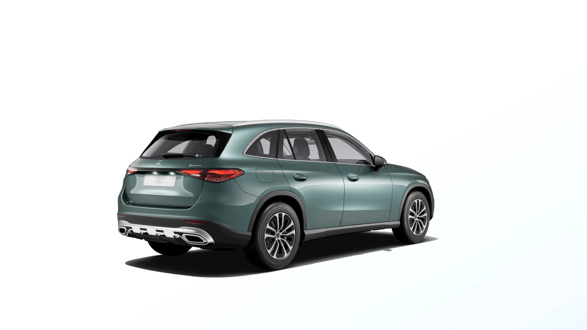 GLC (X254), Linie AVANTGARDE exteriér, Metalická stříbrná verde, rear