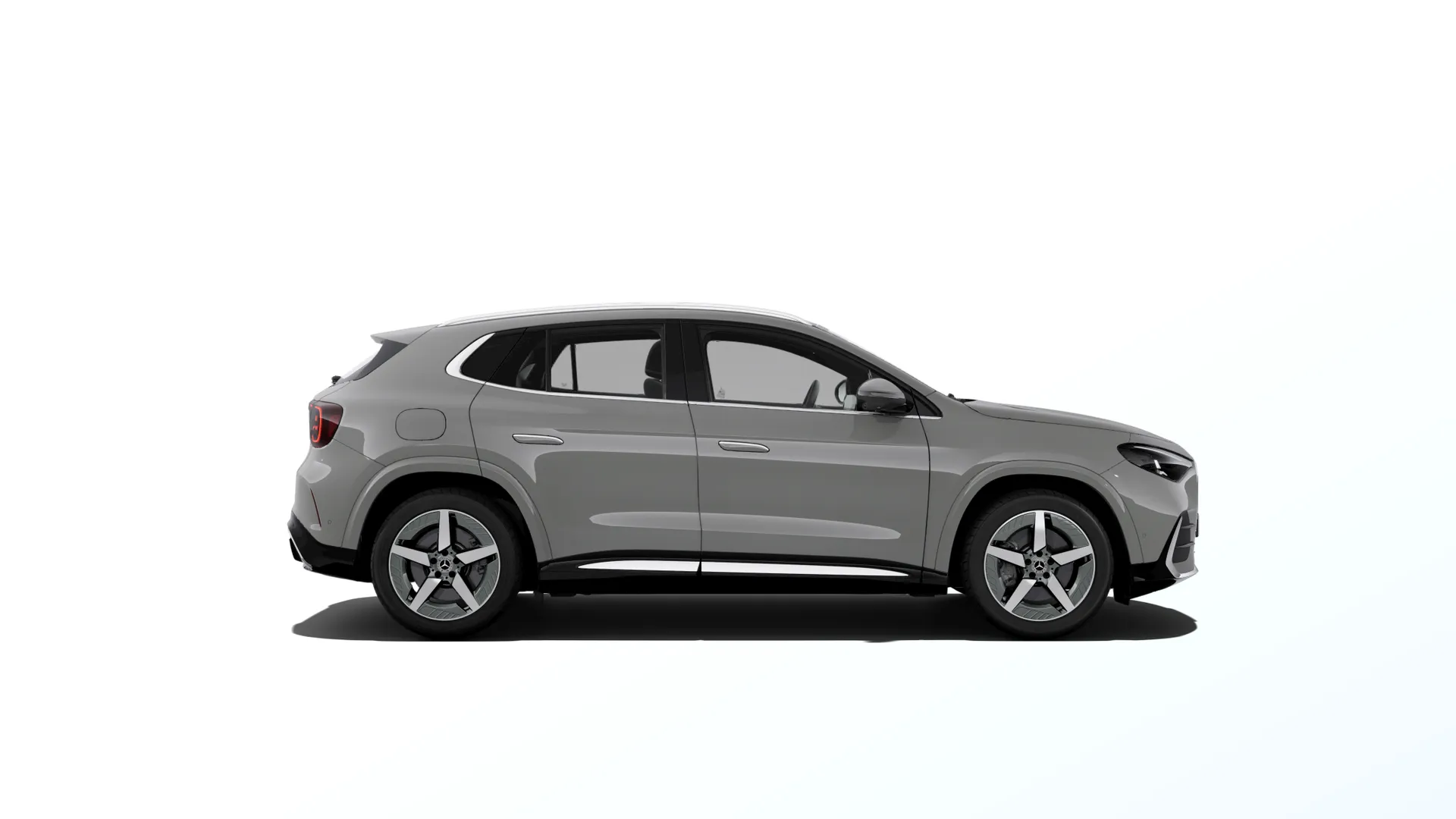 GLA (H244), Linie AMG, Nemetalická šedá alpine MANUFAKTUR, side