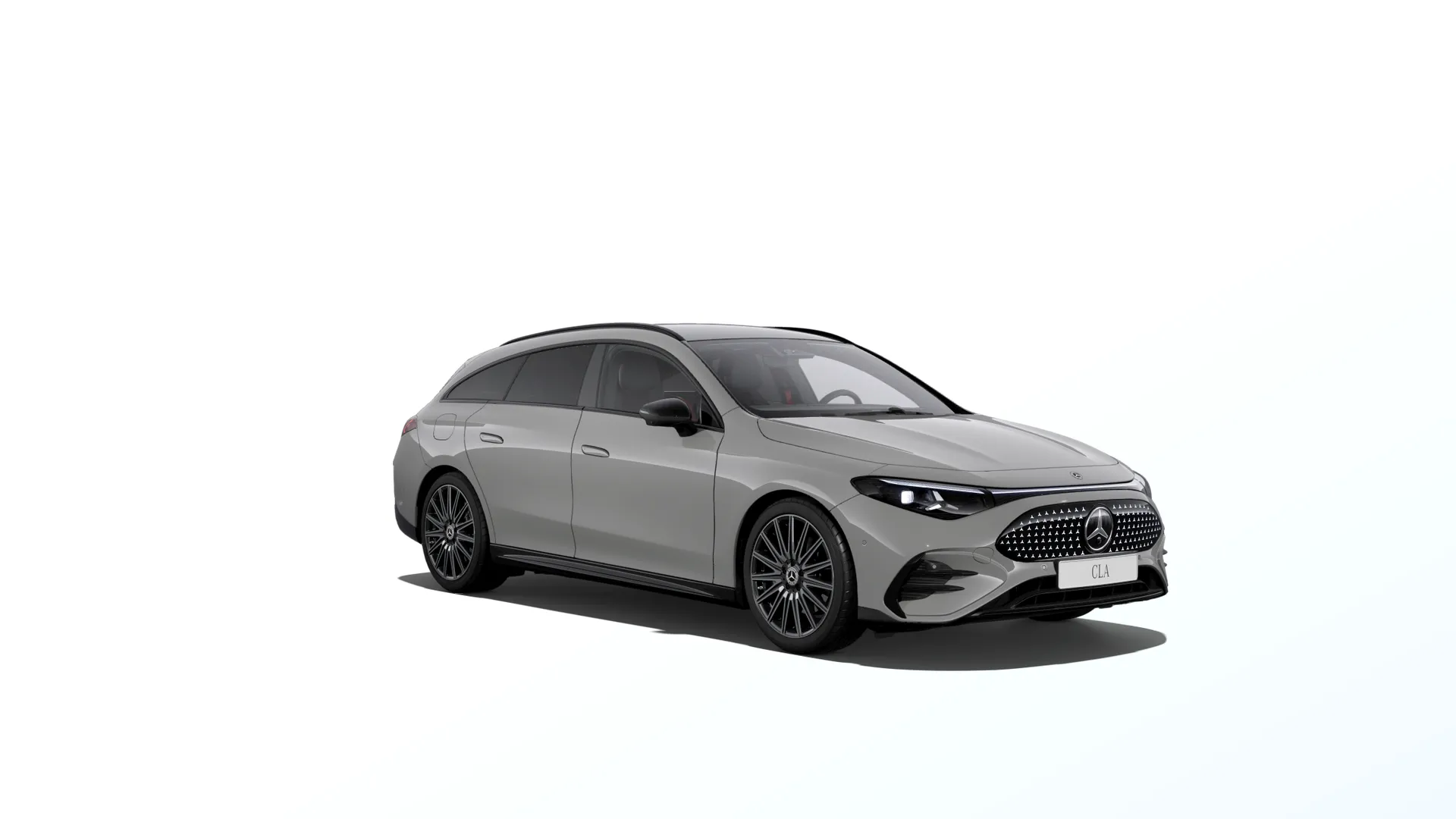 CLA Shooting Brake (X174), Linie AMG Plus, Nemetalická šedá alpine MANUFAKTUR, front