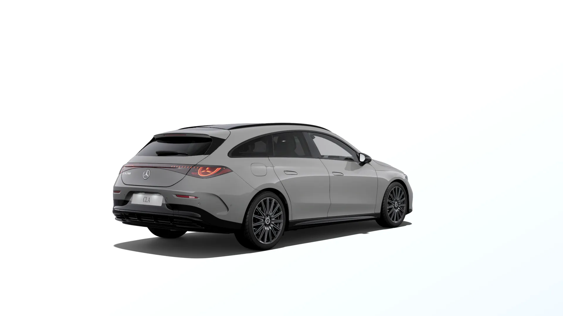 CLA Shooting Brake (X174), Linie AMG Plus, Nemetalická šedá alpine MANUFAKTUR, rear