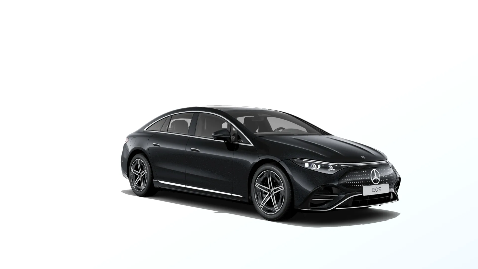 EQS sedan (V297-fl), Linie AMG exteriér, Černá MANUFAKTUR s třpytivým efektem, front