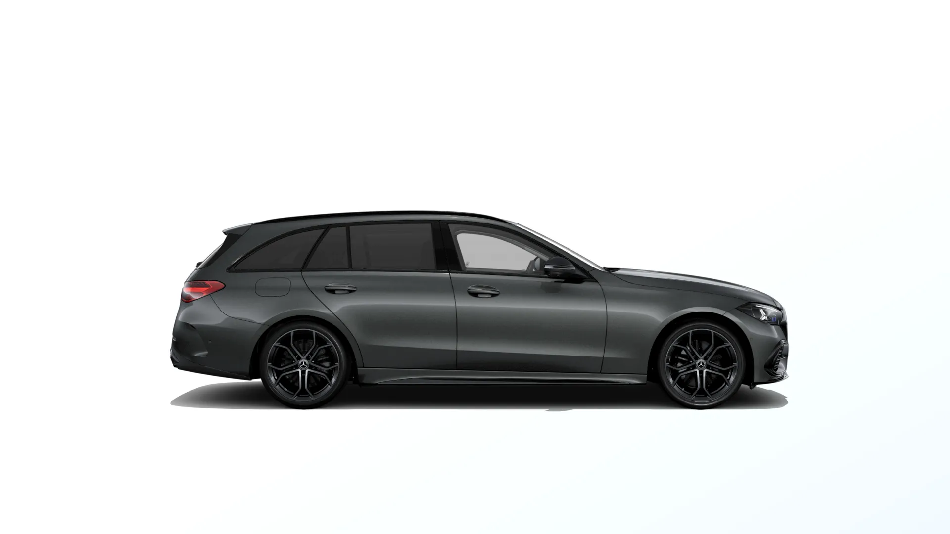 Třída C kombi (S206-fl), Linie AMG Plus, Metalická šedá graphite, side