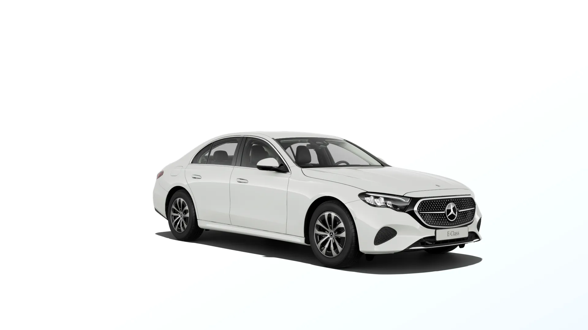 Třída E sedan (W214), Linie AVANTGARDE exteriér, Nemetalická bílá polar, front