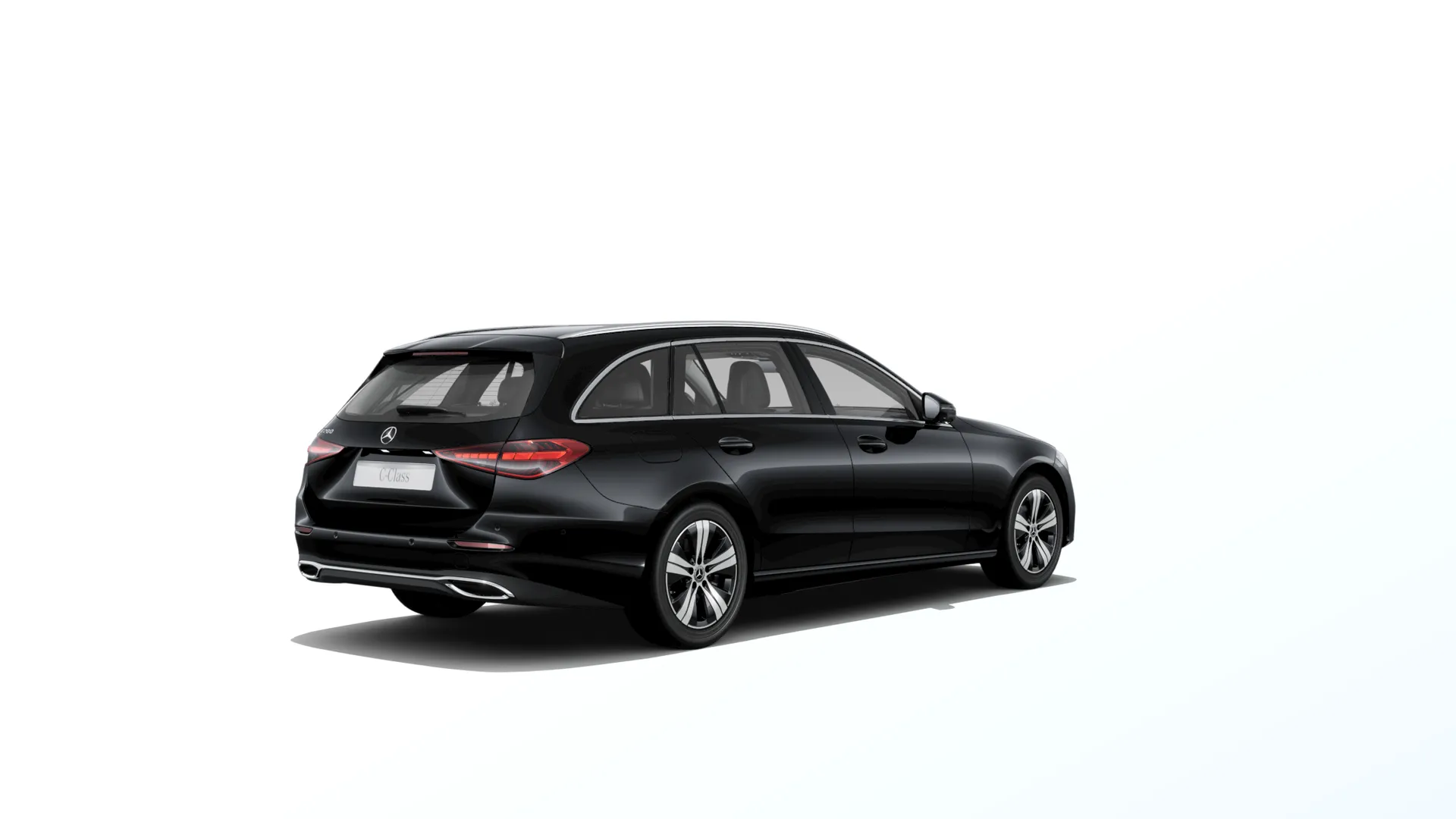 Třída C kombi (S206-fl), Linie AVANTGARDE, Nemetalická černá, rear