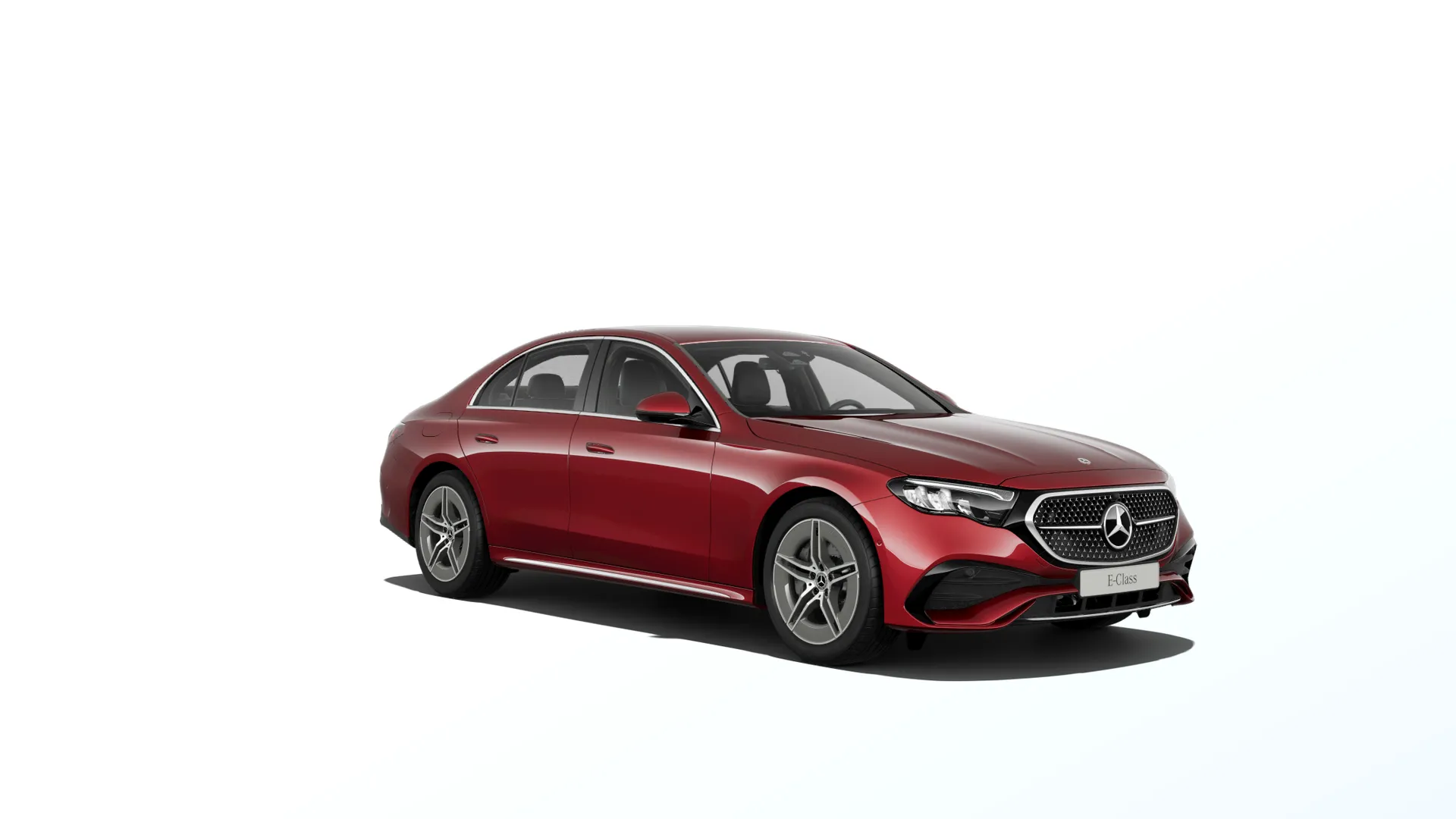 Třída E sedan (W214), Linie AMG exteriér, Metalická červená patagonia MANUFAKTUR, front