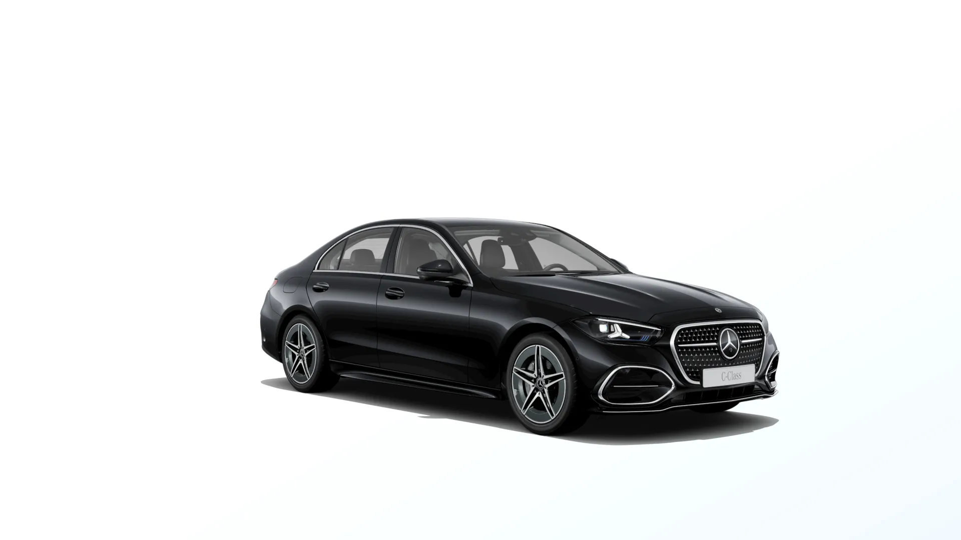 Třída C sedan (W206-fl), Linie AMG, Nemetalická černá, front
