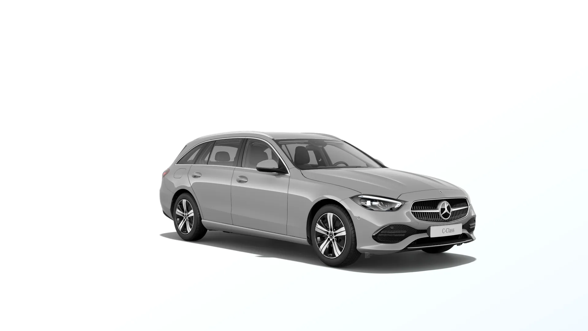 Třída C kombi (S206), Linie AVANTGARDE exteriér, Nemetalická šedá alpine MANUFAKTUR, front