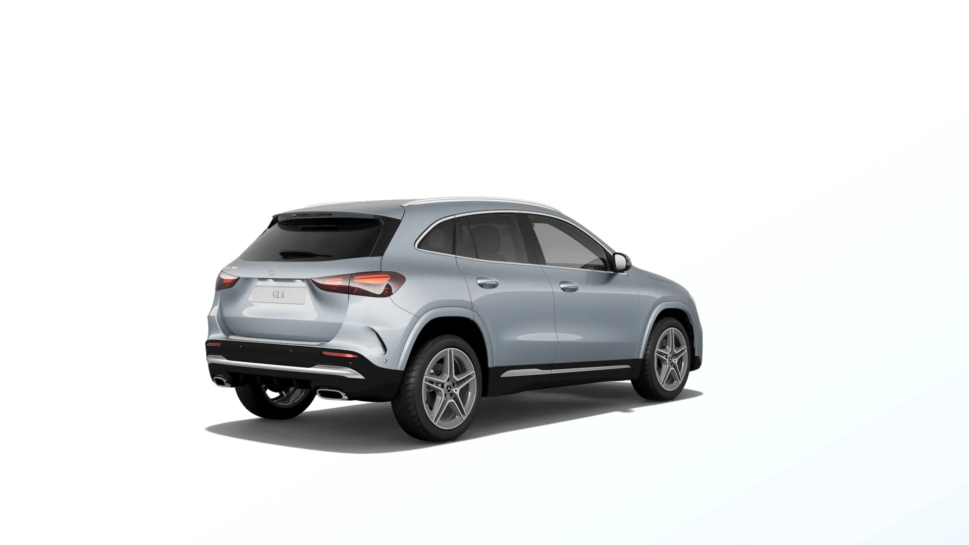 GLA (H247-fl), Linie AMG, Metalická stříbrná high-tech, rear