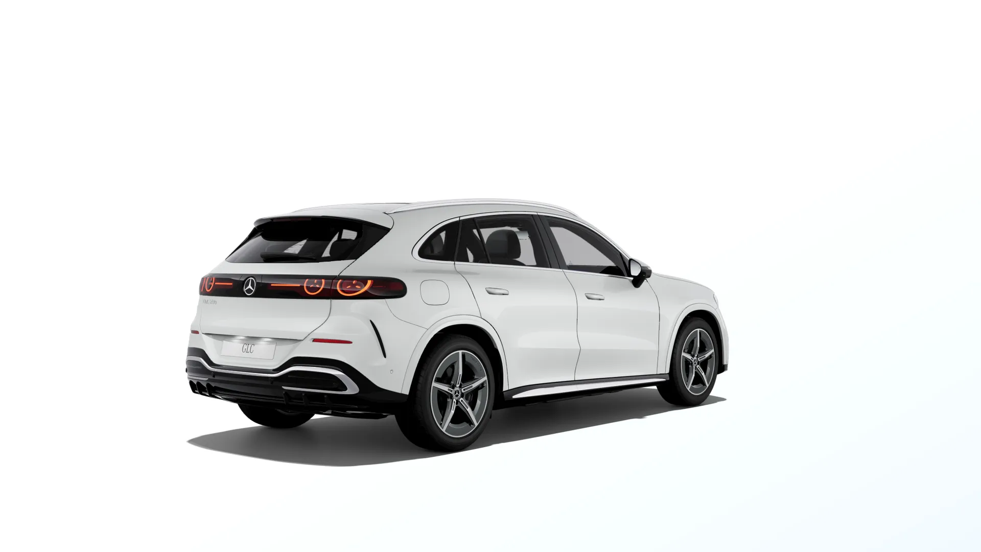 GLC (X540), Linie AMG, Bílá opalite bright MANUFAKTUR, rear