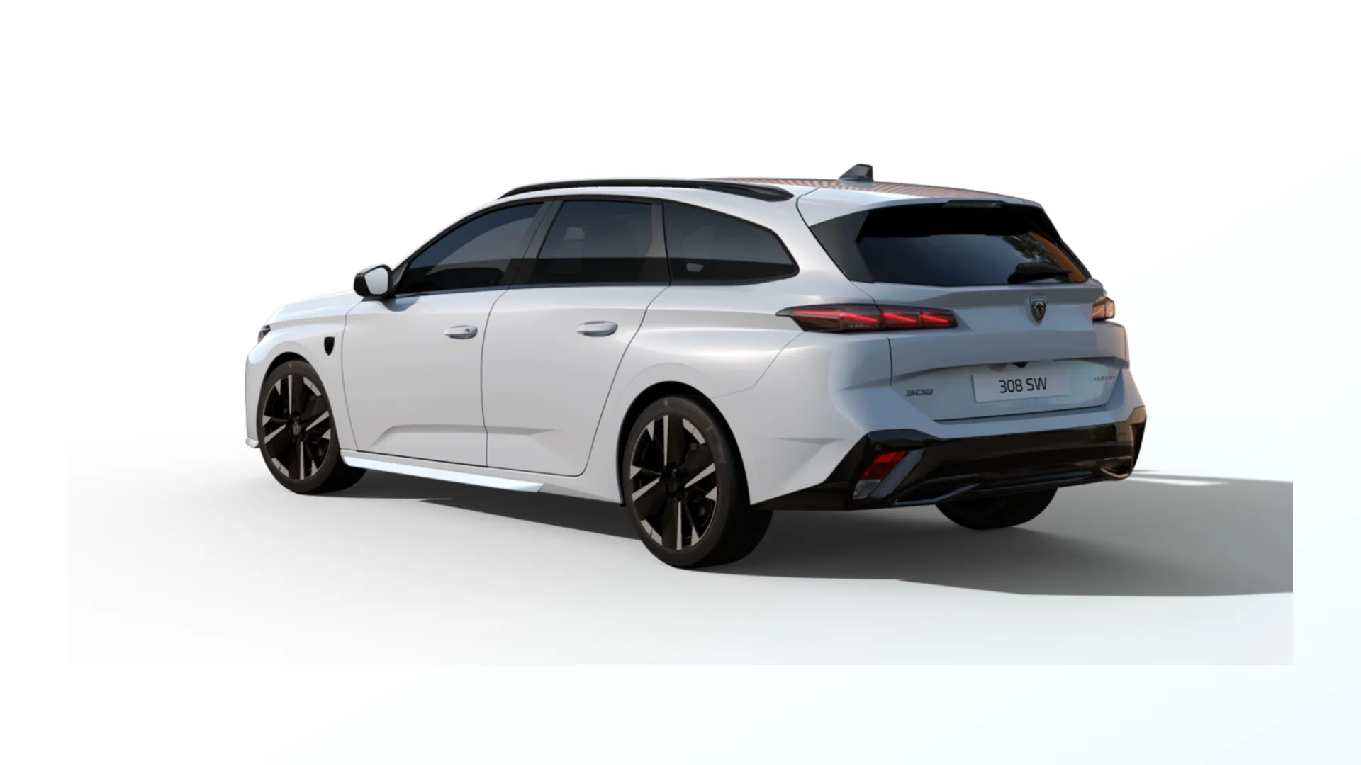 308 SW, GT, Bílá Okénite / Metalický lak, rear