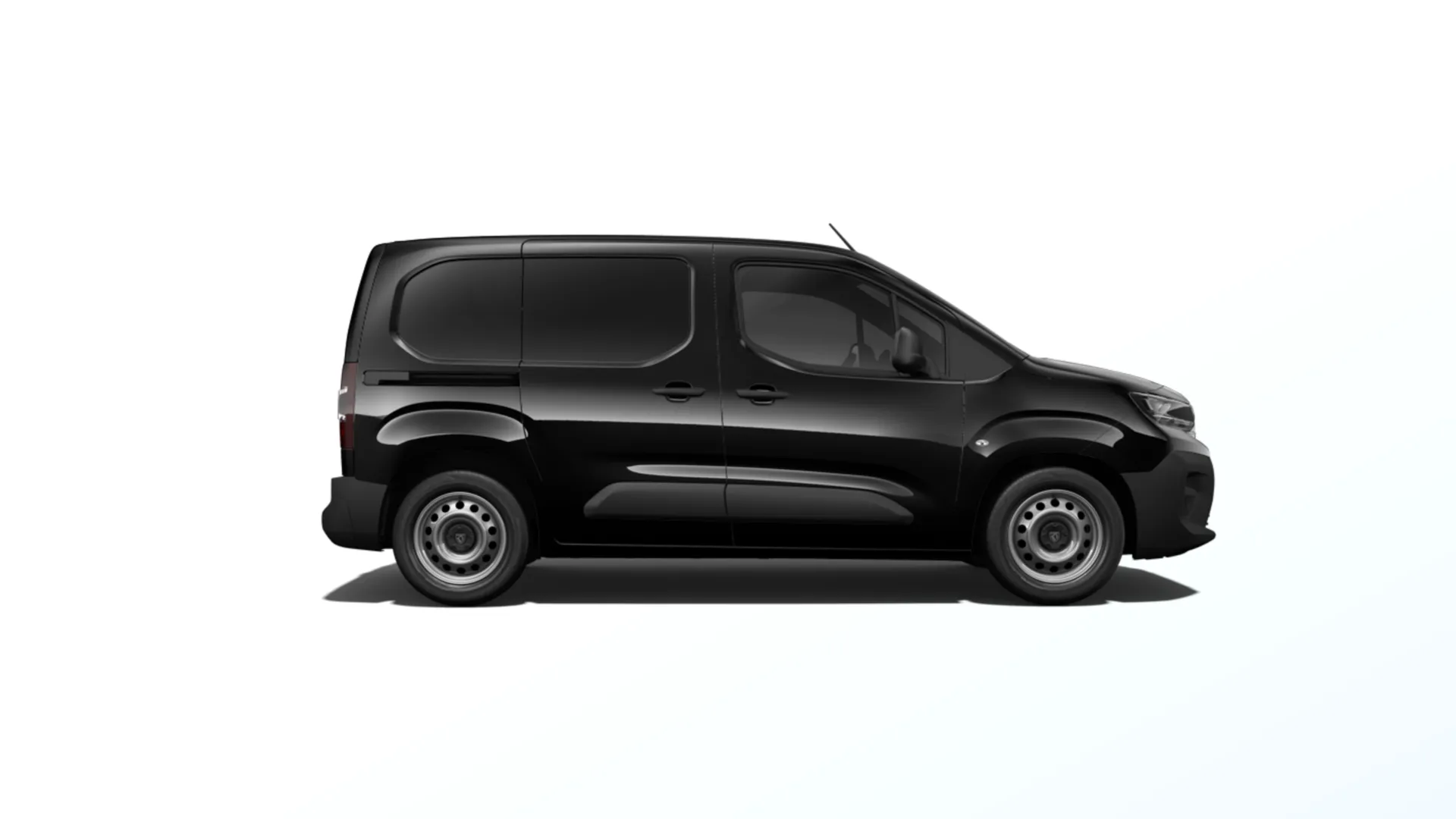 Partner Furgon L1 1000, Furgon, Černá PERLA NERA, side