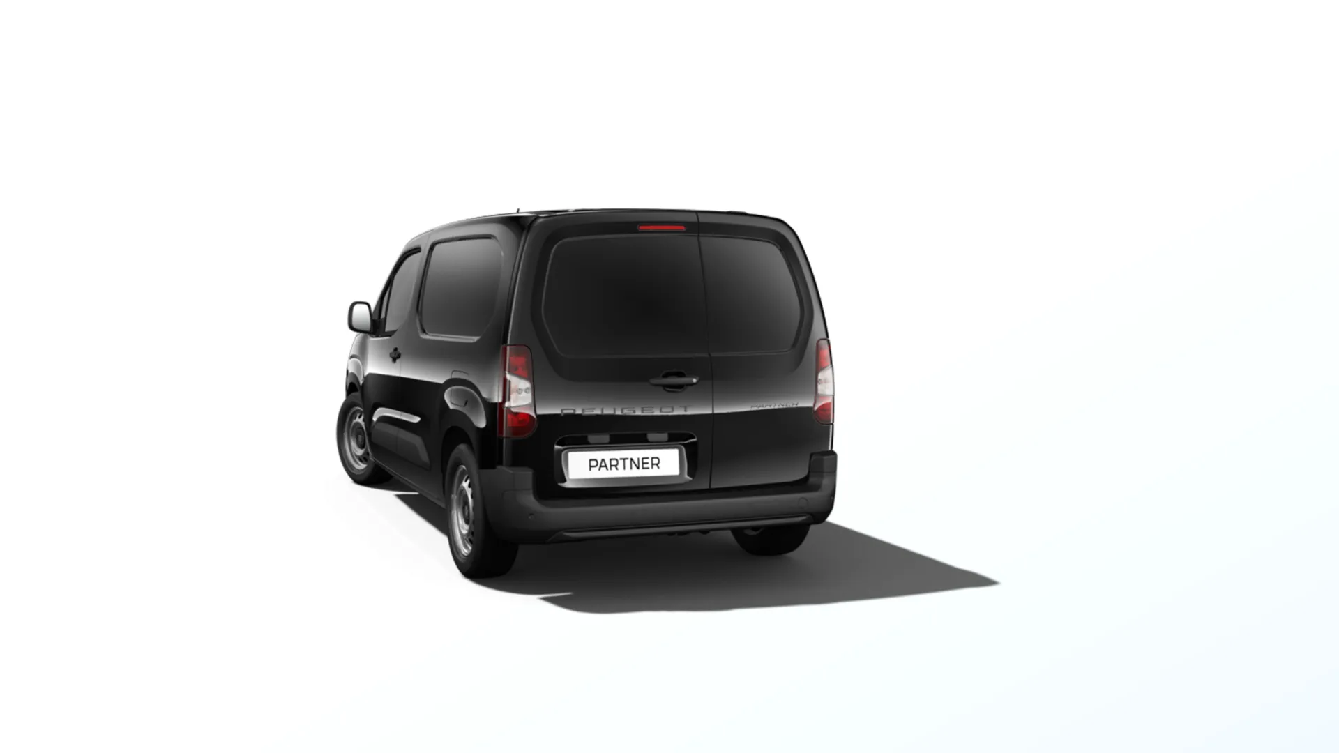 Partner Furgon L1 1000, Furgon, Černá PERLA NERA, rear