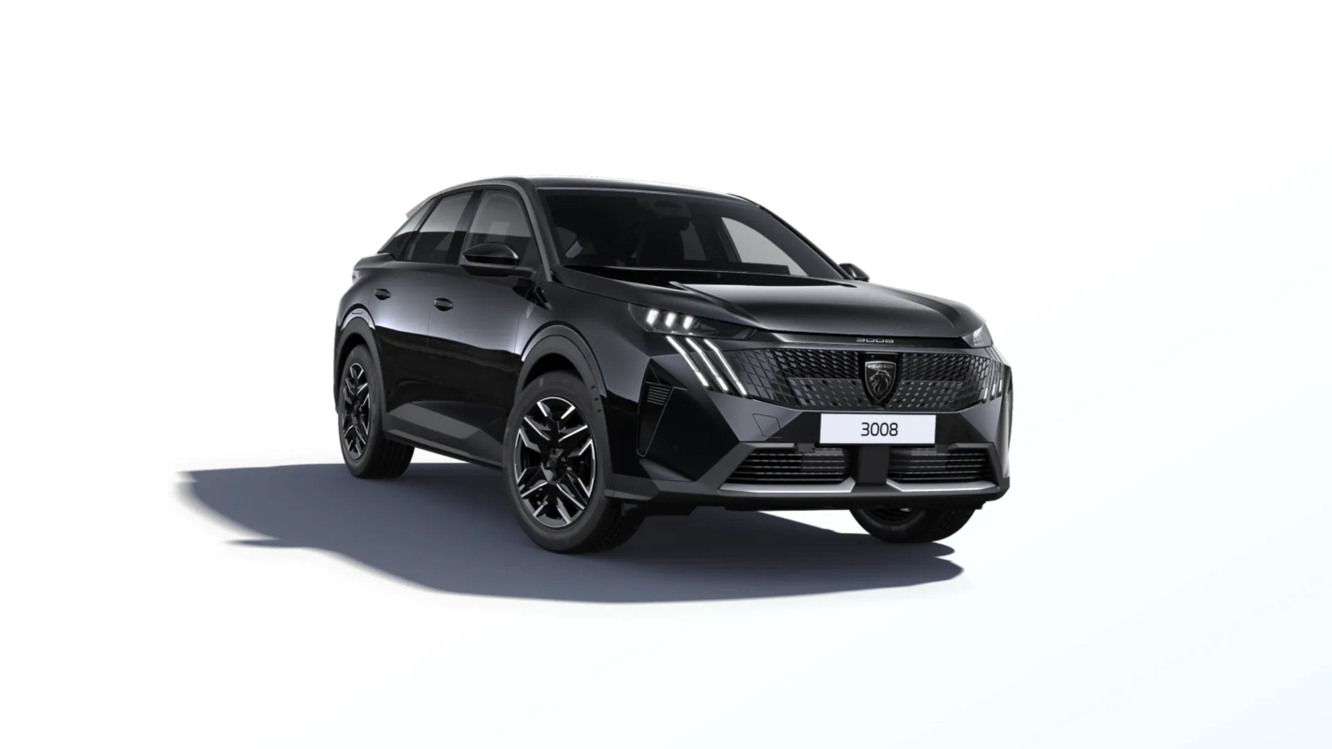 3008, GT, Černá Perla Nera / Metalický lak, rear