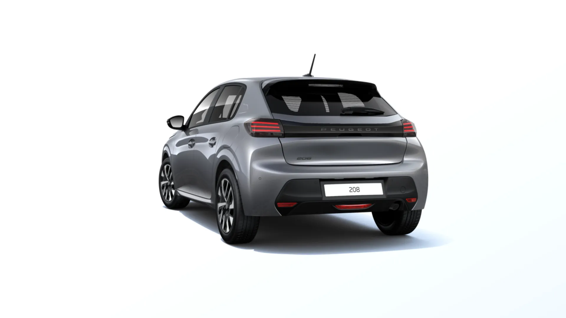 208, Edition, Šedá Artense / Metalický lak, rear
