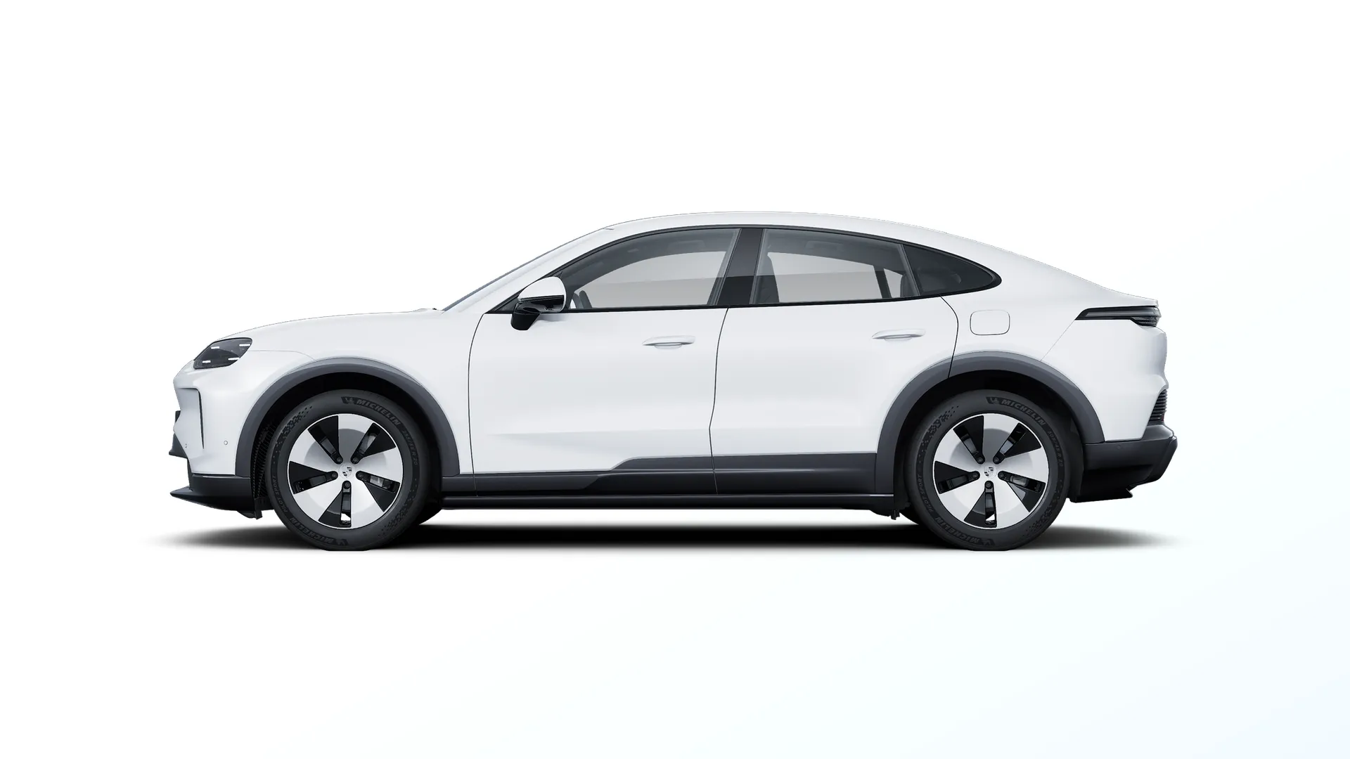 Cayenne Electric Coupé, Cayenne Coupé Electric, Carrara bílá metalíza, side